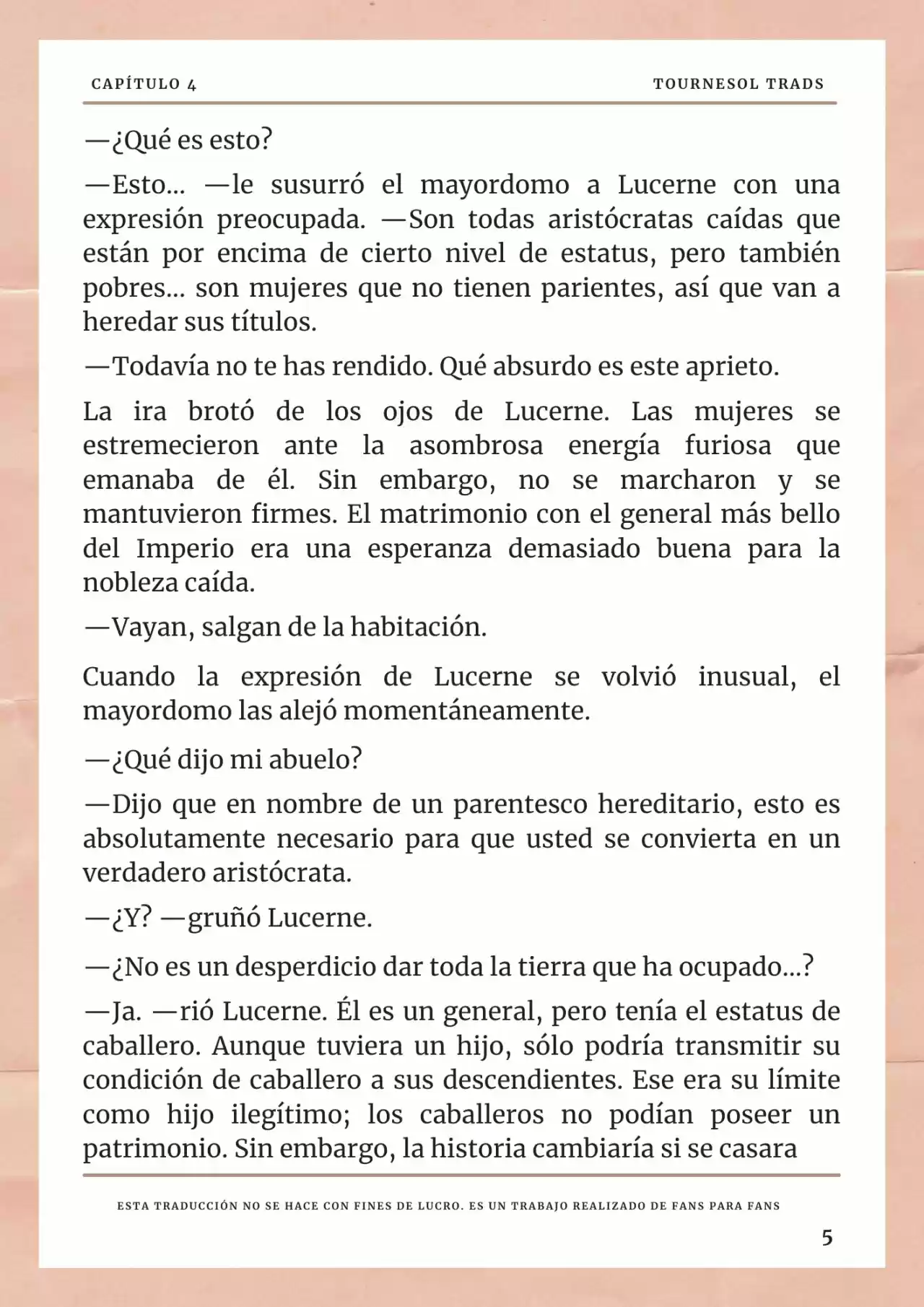 La Prometida Del Depredador (Novela) - Capítulo 4 - Página 6 - LectorTMOo