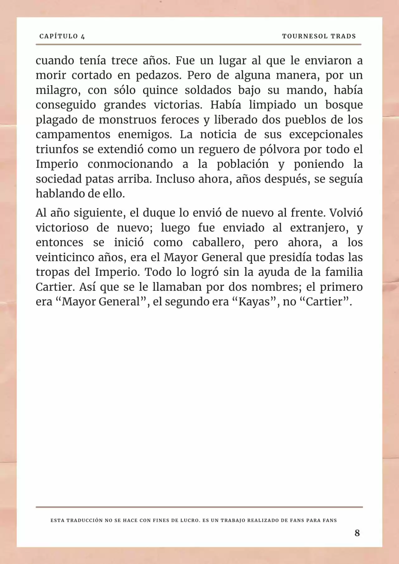 La Prometida Del Depredador (Novela) - Capítulo 4 - Página 9 - LectorTMOo
