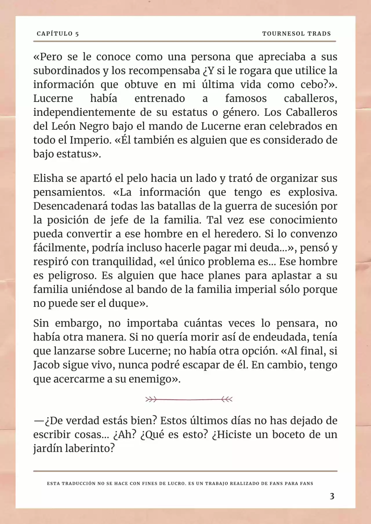 La Prometida Del Depredador (Novela) - Capítulo 5 - Página 4 - LectorTMOo