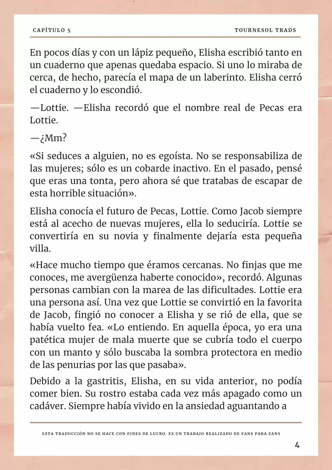 La Prometida Del Depredador (Novela) - Capítulo 5 - Página 5 - LectorTMOo
