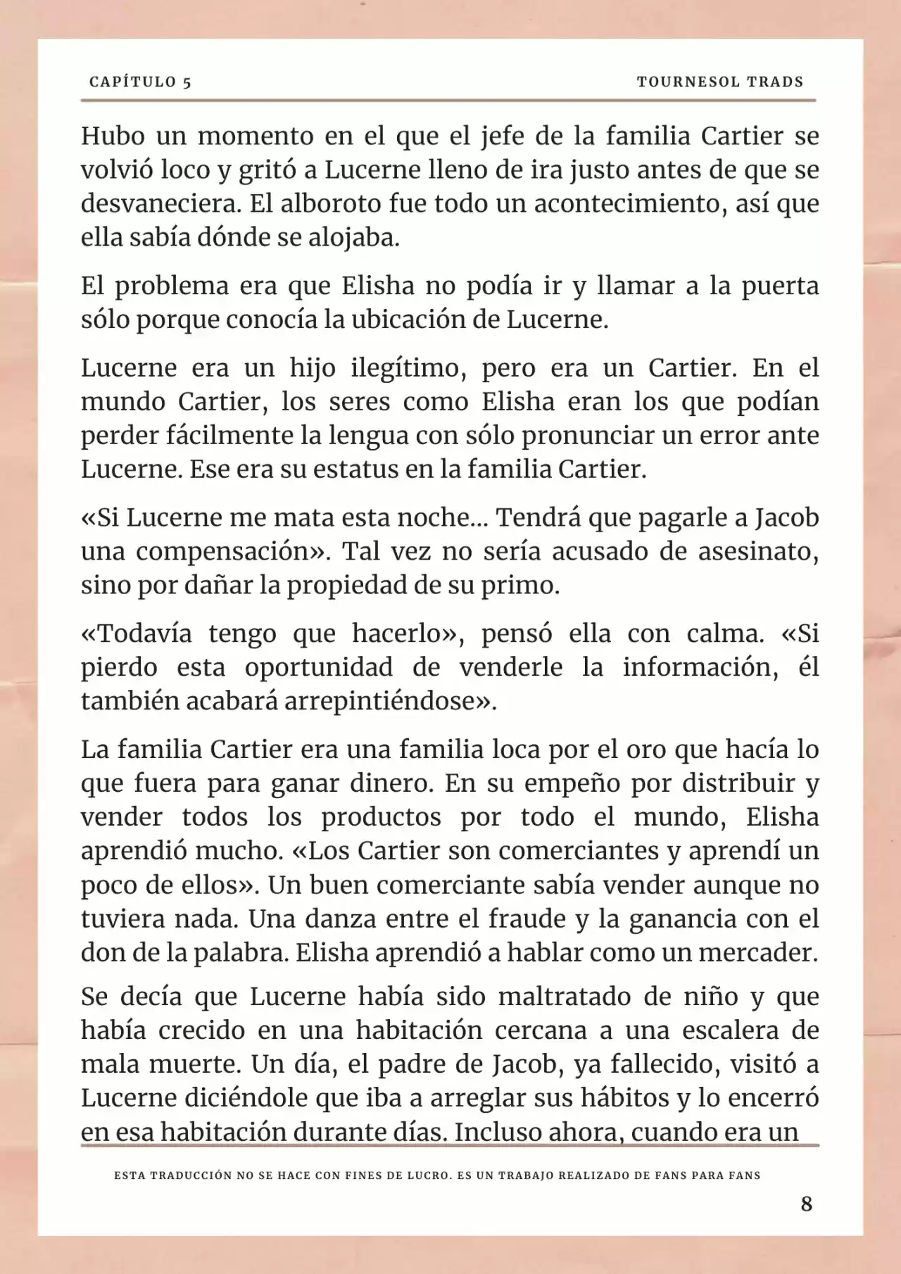 La Prometida Del Depredador (Novela) - Capítulo 5 - Página 9 - LectorTMOo