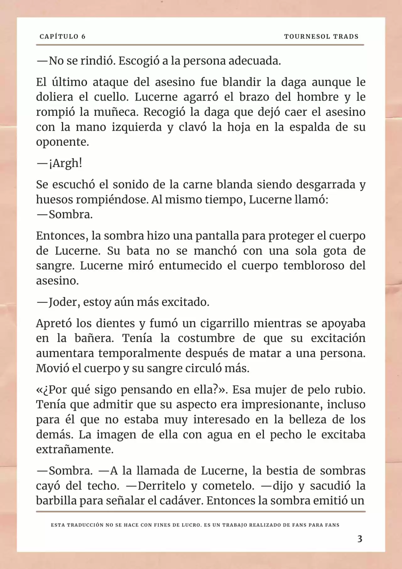 La Prometida Del Depredador (Novela) - Capítulo 6 - Página 4 - LectorTMOo