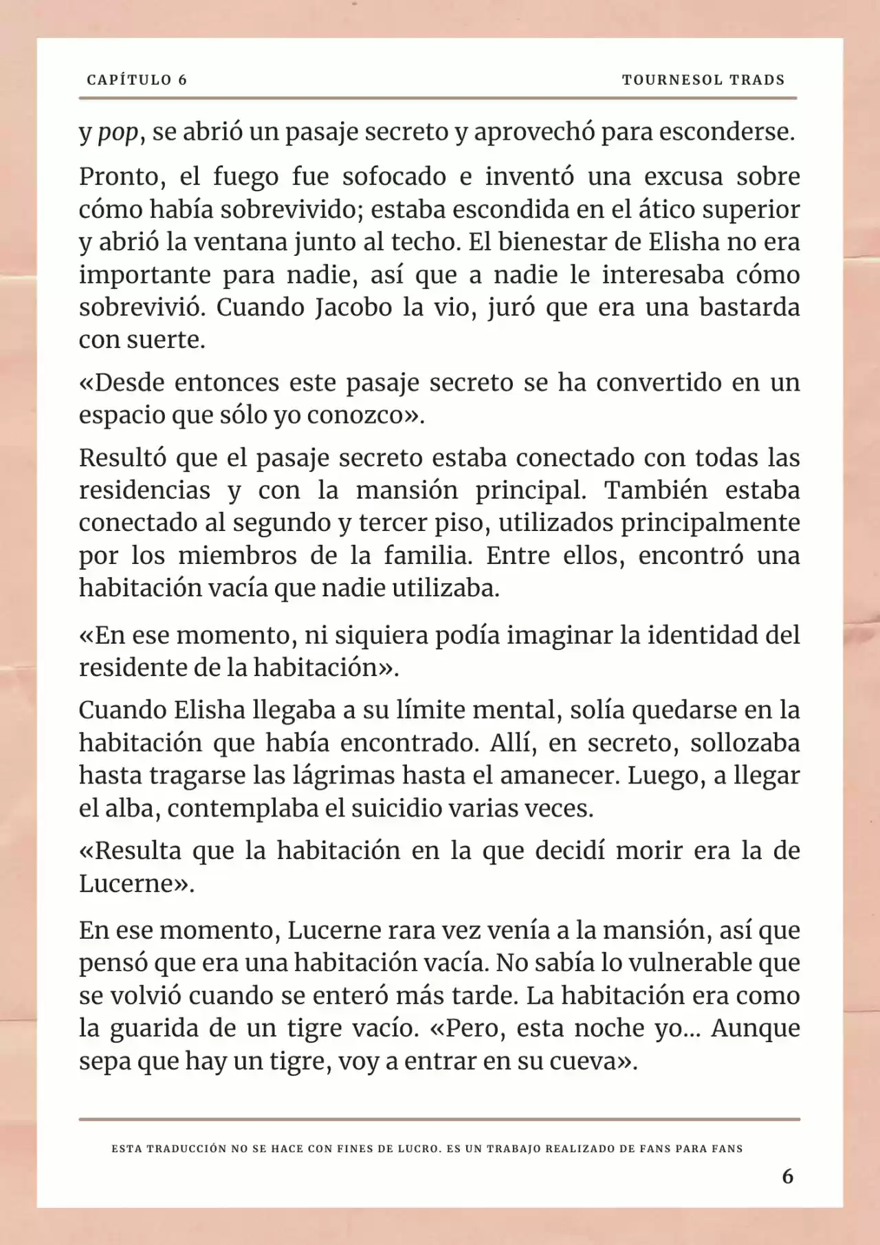 La Prometida Del Depredador (Novela) - Capítulo 6 - Página 7 - LectorTMOo