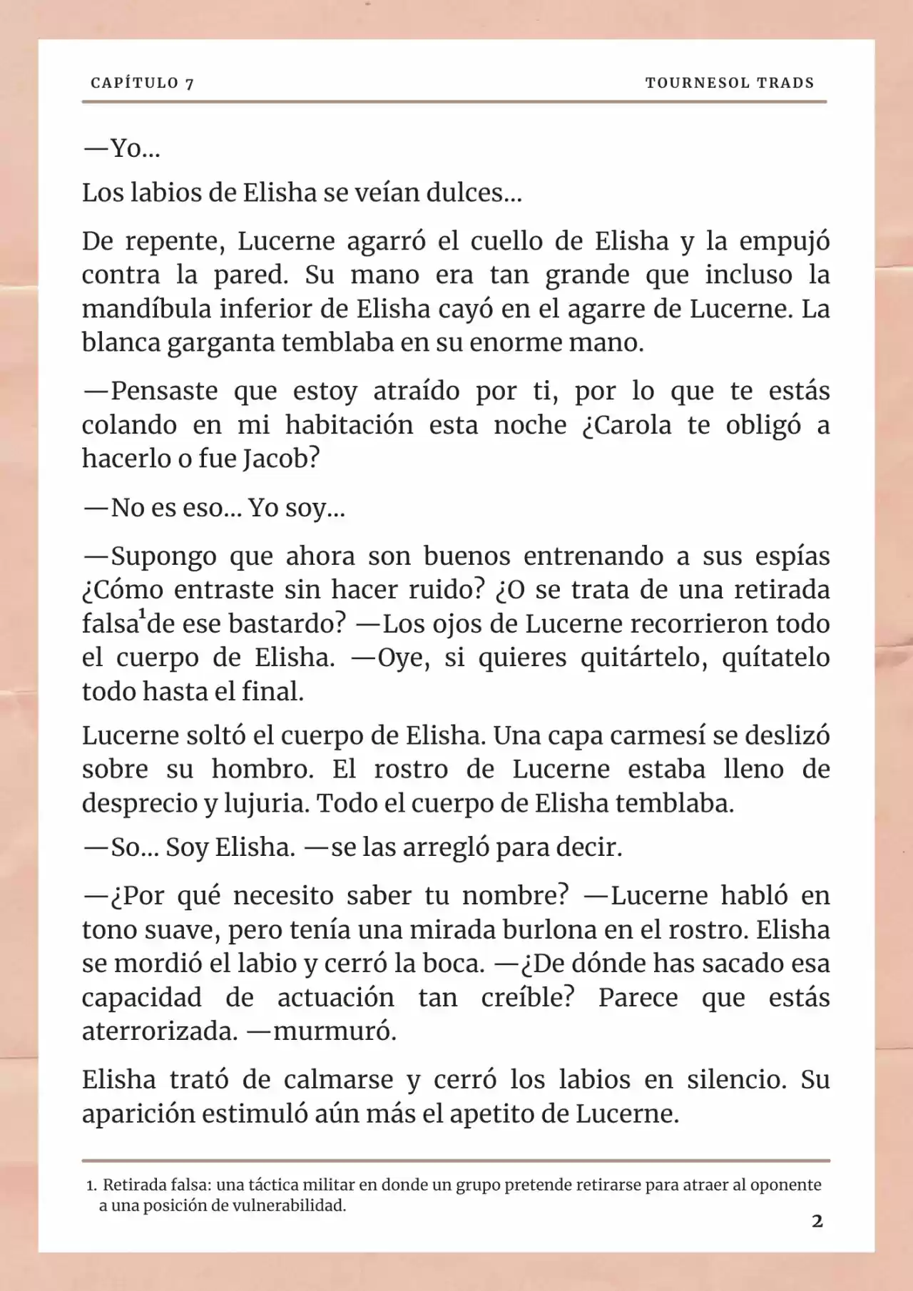 La Prometida Del Depredador (Novela) - Capítulo 7 - Página 3 - LectorTMOo