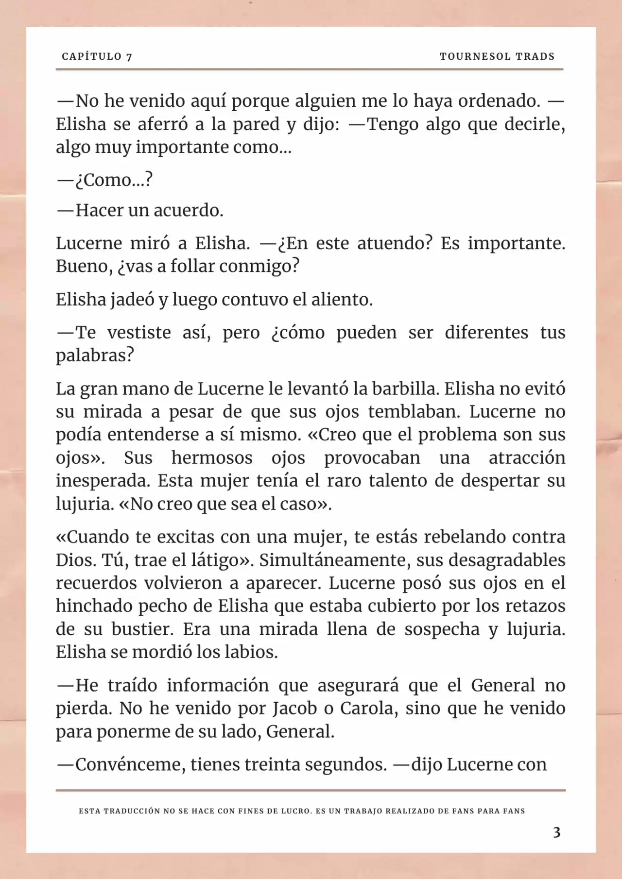 La Prometida Del Depredador (Novela) - Capítulo 7 - Página 4 - LectorTMOo
