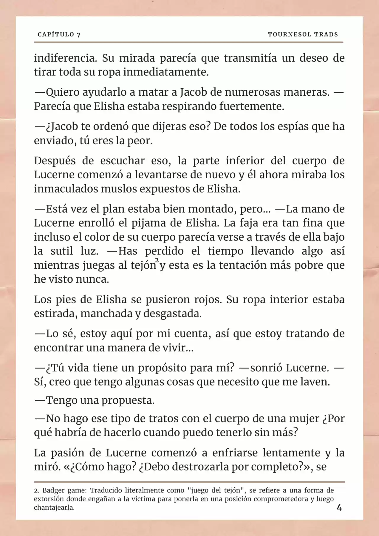 La Prometida Del Depredador (Novela) - Capítulo 7 - Página 5 - LectorTMOo