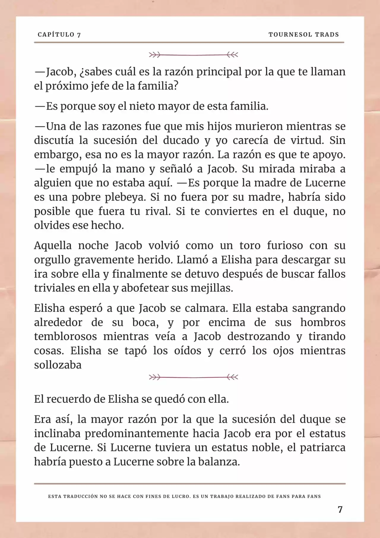 La Prometida Del Depredador (Novela) - Capítulo 7 - Página 8 - LectorTMOo