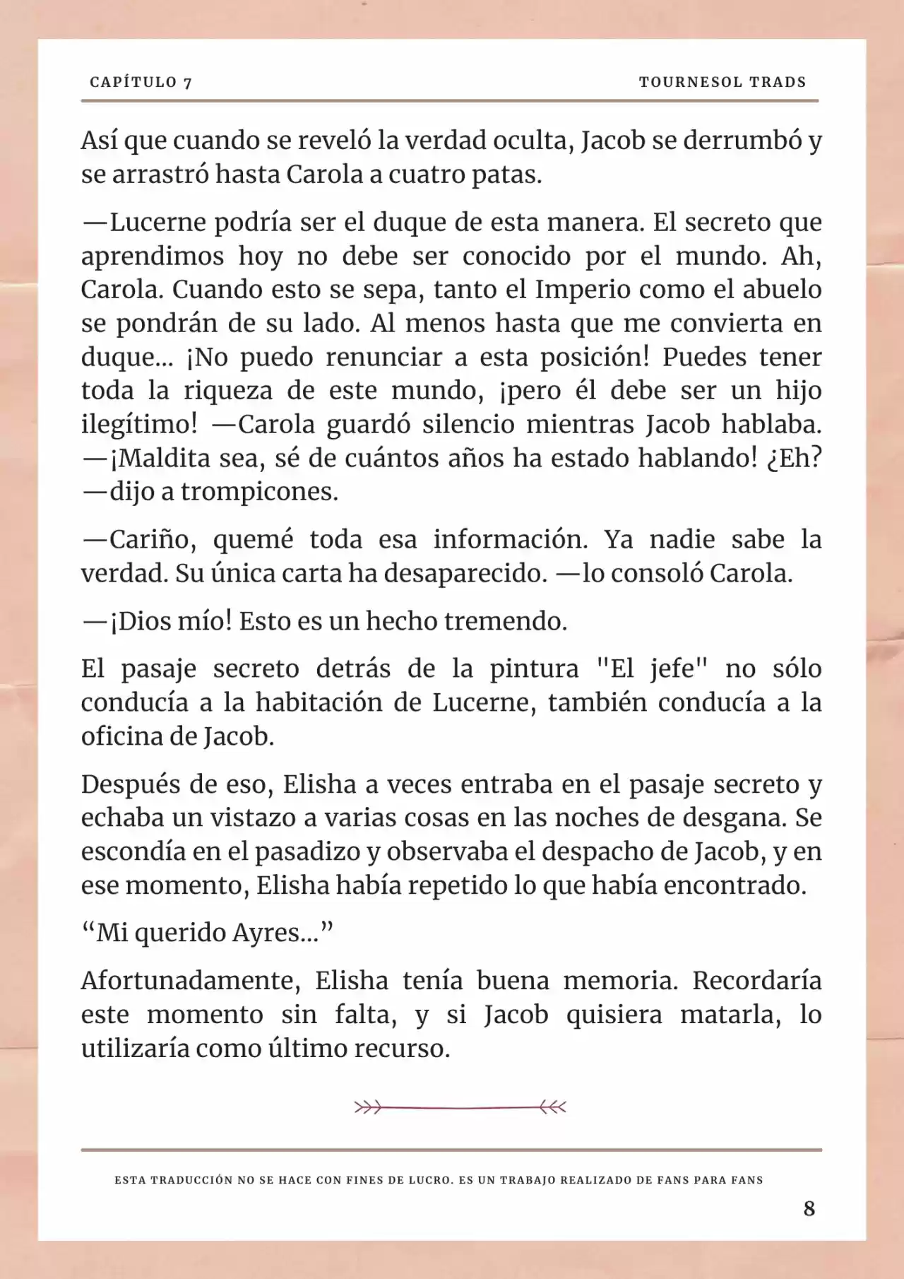 La Prometida Del Depredador (Novela) - Capítulo 7 - Página 9 - LectorTMOo