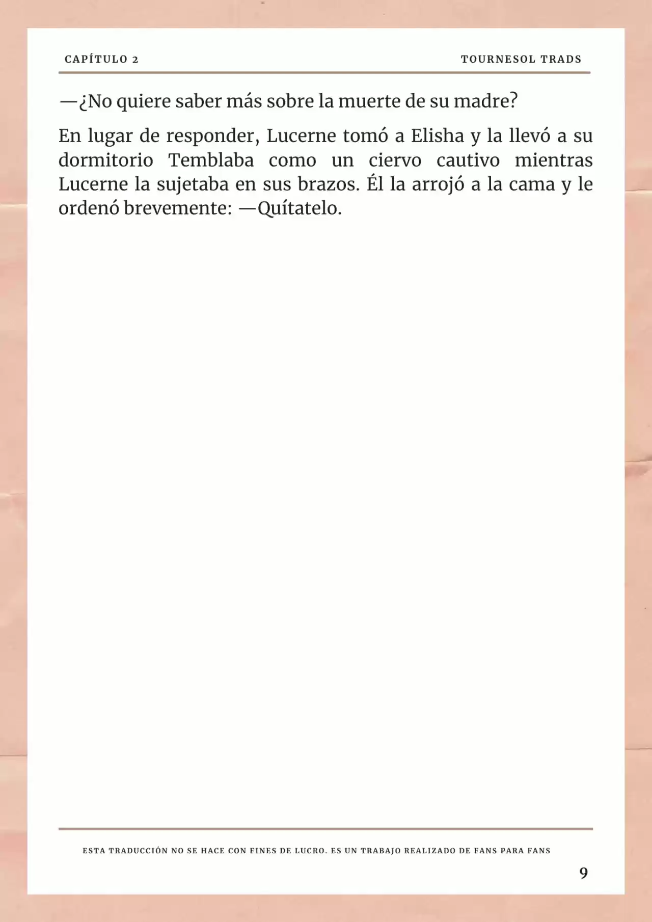 La Prometida Del Depredador (Novela) - Capítulo 7 - Página 10 - LectorTMOo