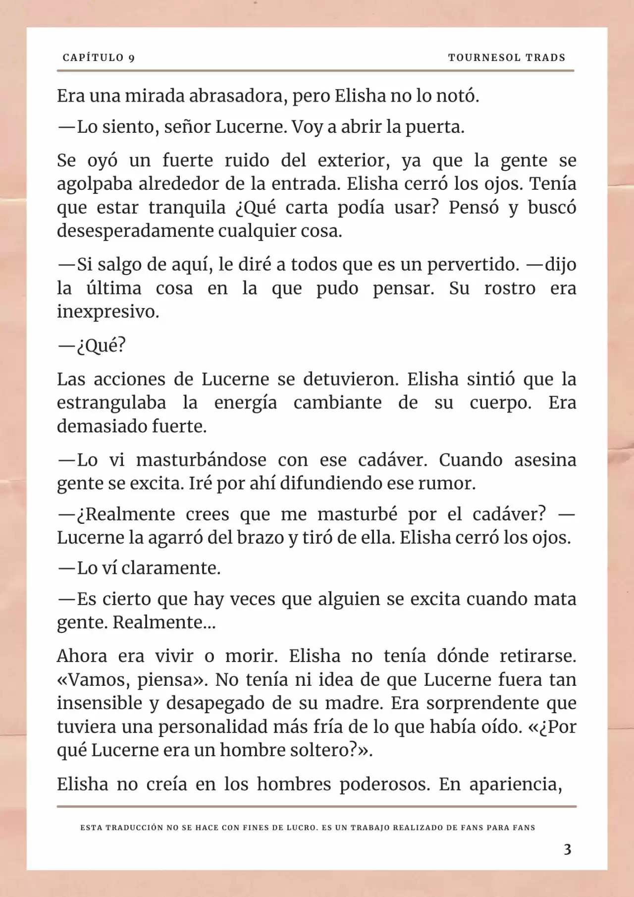 La Prometida Del Depredador (Novela) - Capítulo 9 - Página 4 - LectorTMOo
