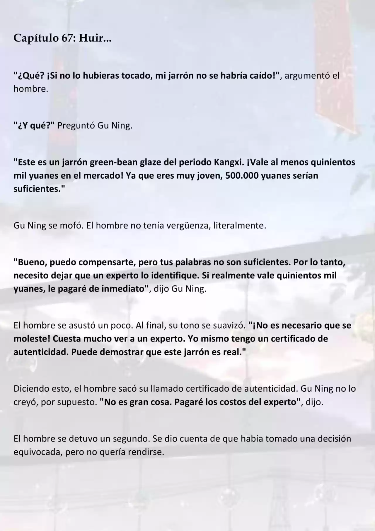 LA REENCARNACIÓN DE LA MUJER EMPRESARIA ESCOLAR. (Novela) - Capítulo 67 - Página 1 - LectorTMOo