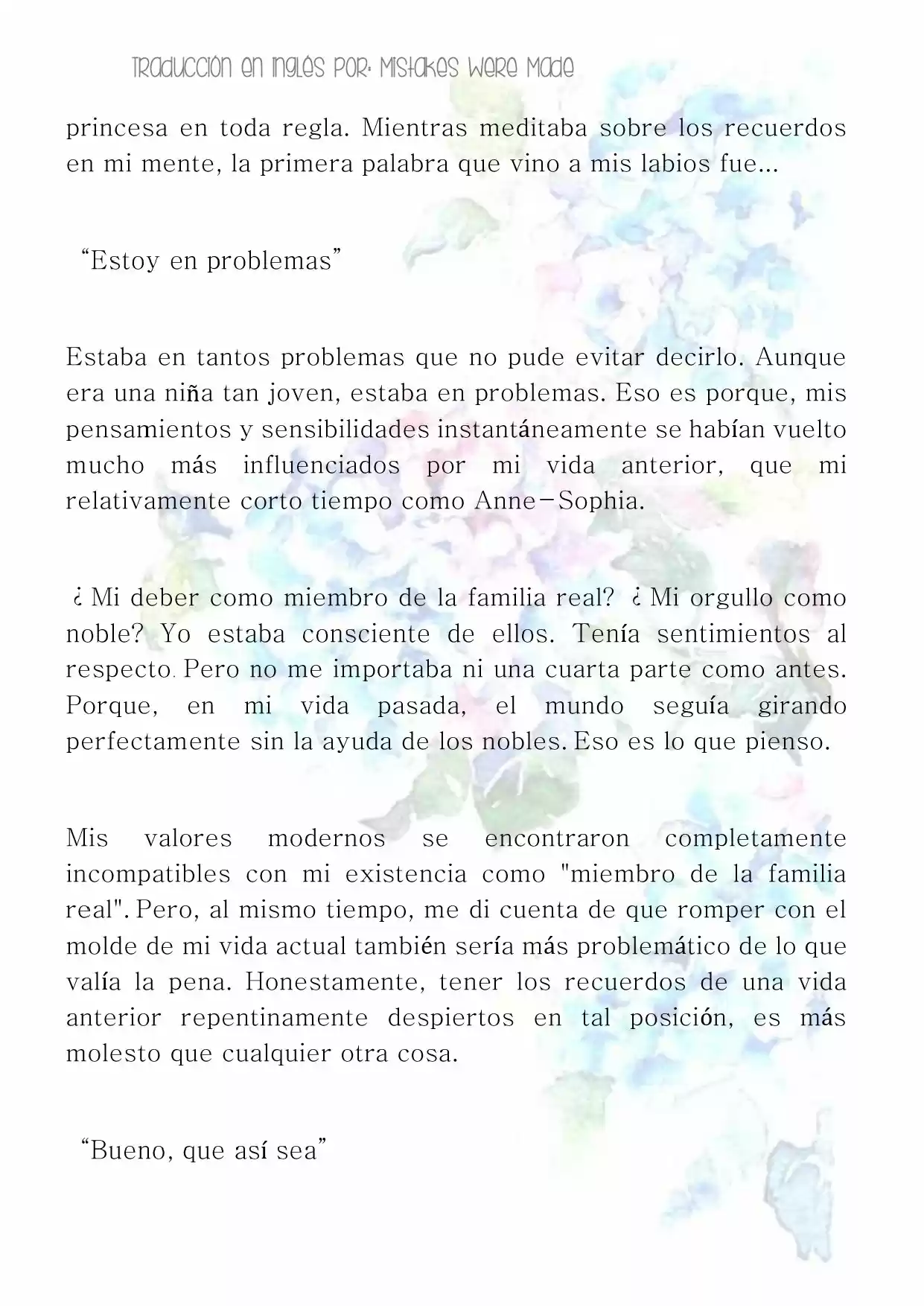 La Revolución Mágica De La Princesa Reencarnada Y La Joven Genio (Novela) - Capítulo 1 - Página 4 - LectorTMOo