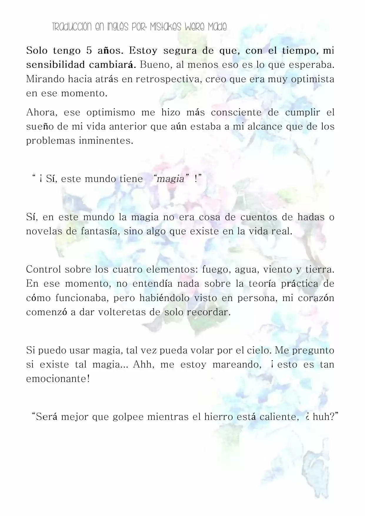 La Revolución Mágica De La Princesa Reencarnada Y La Joven Genio (Novela) - Capítulo 1 - Página 5 - LectorTMOo
