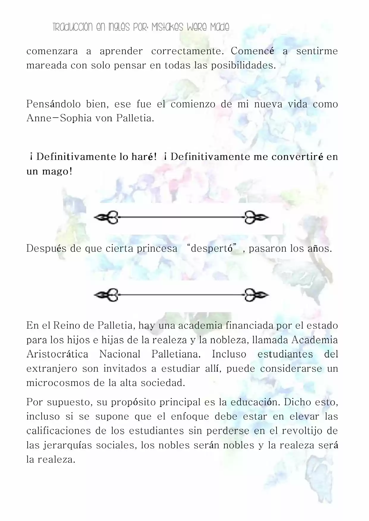 La Revolución Mágica De La Princesa Reencarnada Y La Joven Genio (Novela) - Capítulo 1 - Página 9 - LectorTMOo