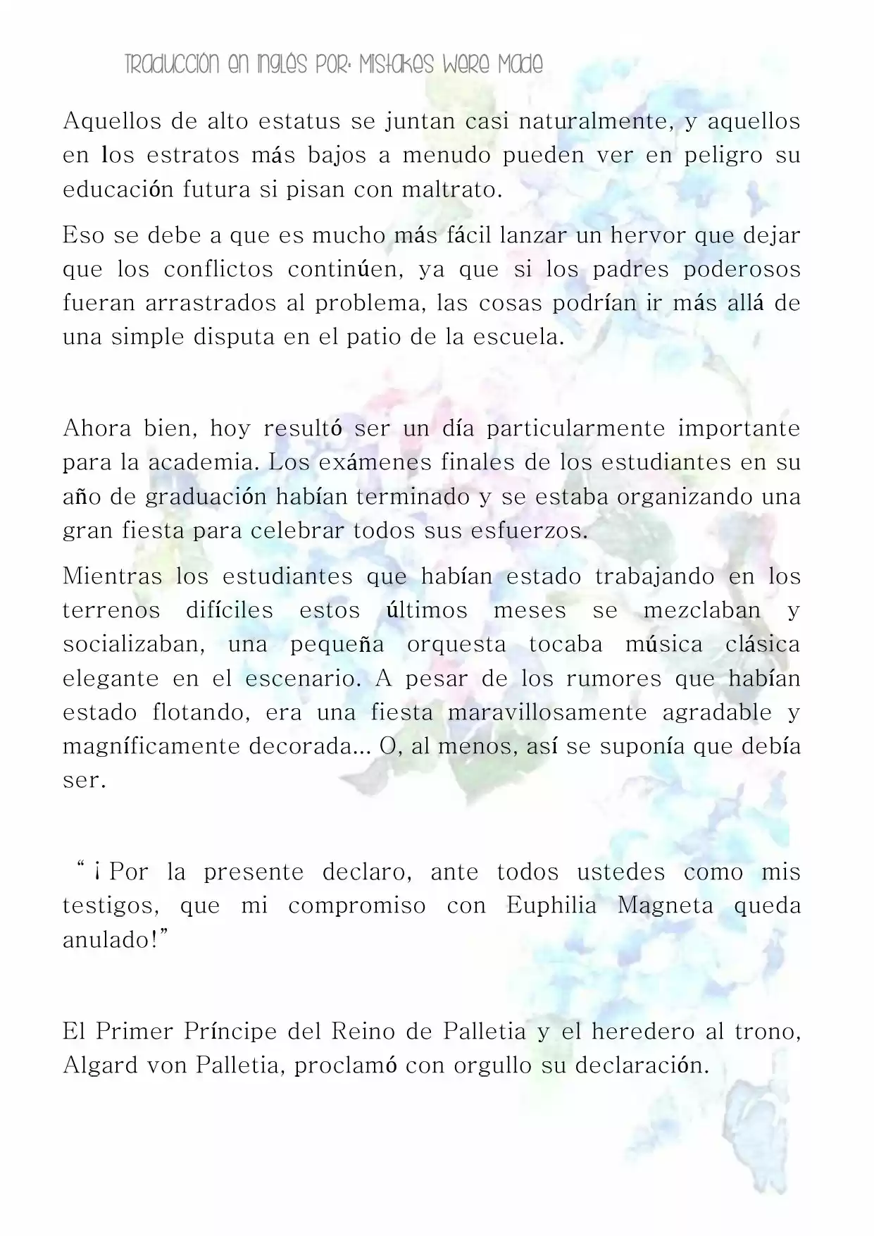 La Revolución Mágica De La Princesa Reencarnada Y La Joven Genio (Novela) - Capítulo 1 - Página 10 - LectorTMOo