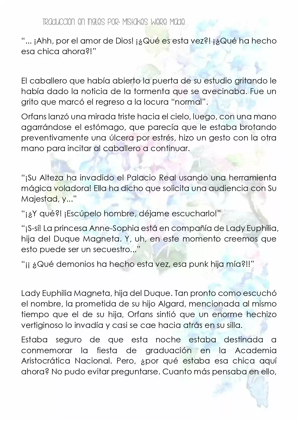 La Revolución Mágica De La Princesa Reencarnada Y La Joven Genio (Novela) - Capítulo 2 - Página 5 - LectorTMOo