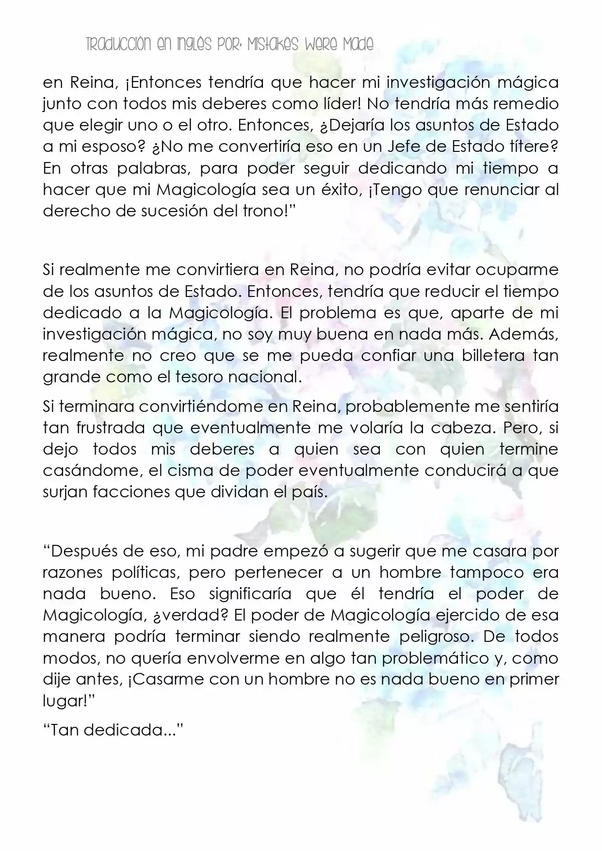 La Revolución Mágica De La Princesa Reencarnada Y La Joven Genio (Novela) - Capítulo 4 - Página 13 - LectorTMOo
