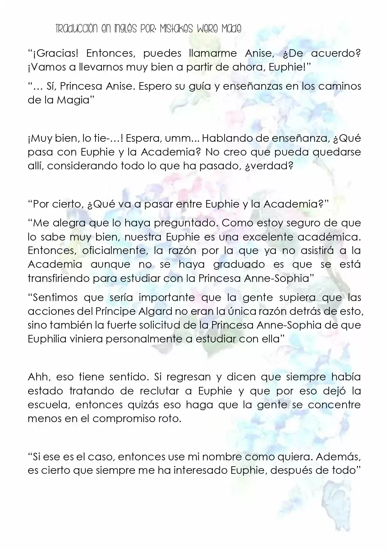 La Revolución Mágica De La Princesa Reencarnada Y La Joven Genio (Novela) - Capítulo 6 - Página 14 - LectorTMOo