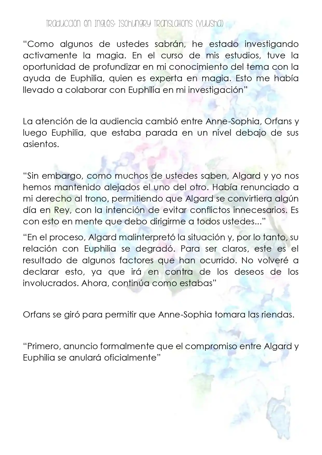 La Revolución Mágica De La Princesa Reencarnada Y La Joven Genio(NW) (Novela) - Capítulo 13 - Página 6 - LectorTMOo