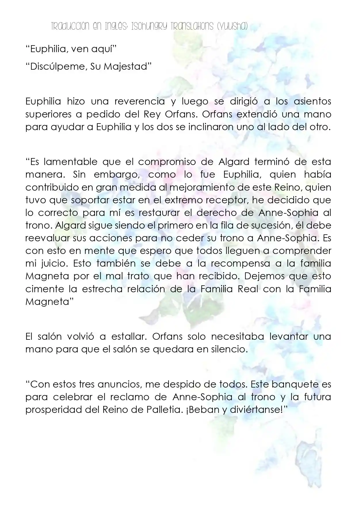 La Revolución Mágica De La Princesa Reencarnada Y La Joven Genio(NW) (Novela) - Capítulo 13 - Página 8 - LectorTMOo