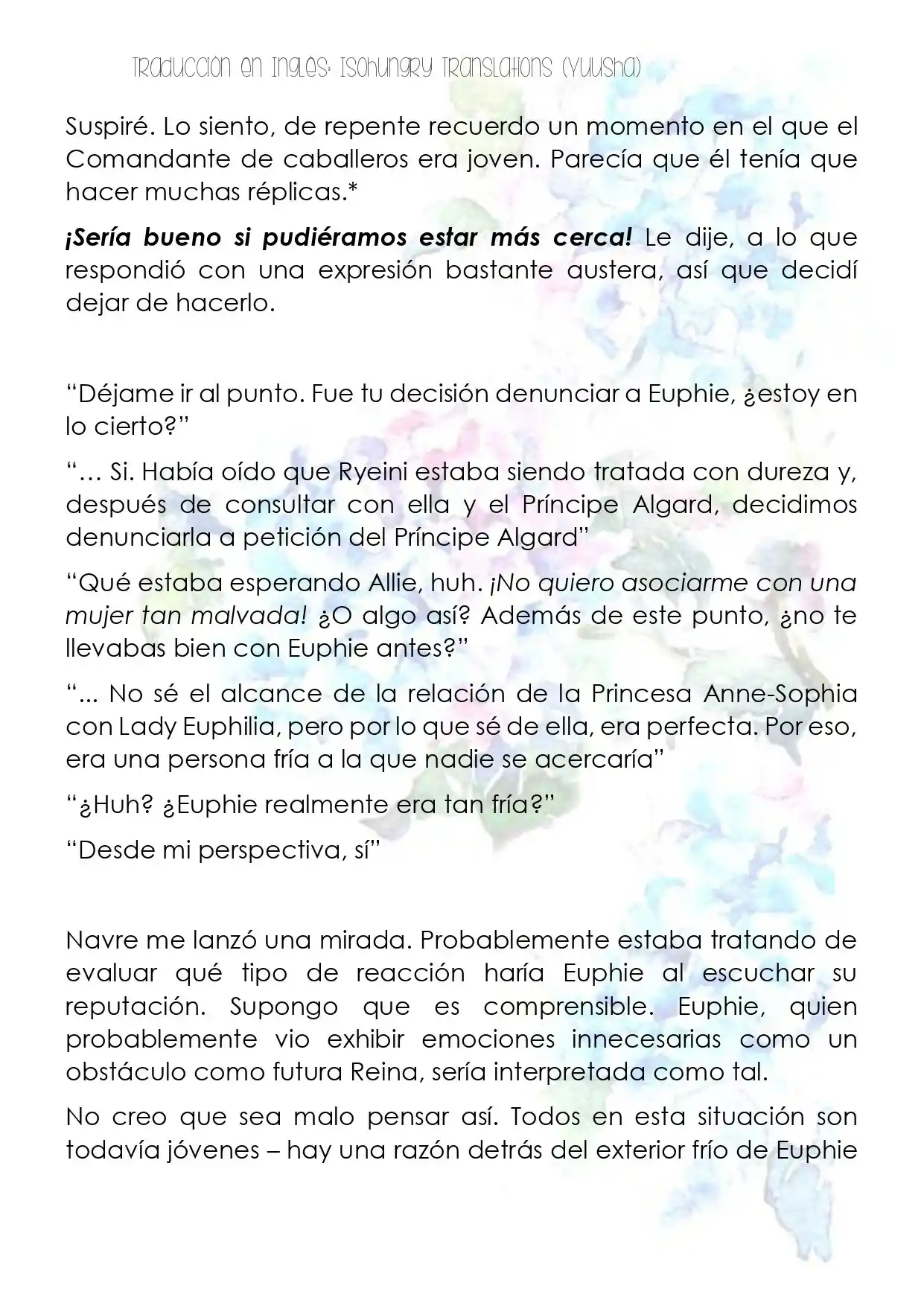 La Revolución Mágica De La Princesa Reencarnada Y La Joven Genio(NW) (Novela) - Capítulo 15 - Página 10 - LectorTMOo