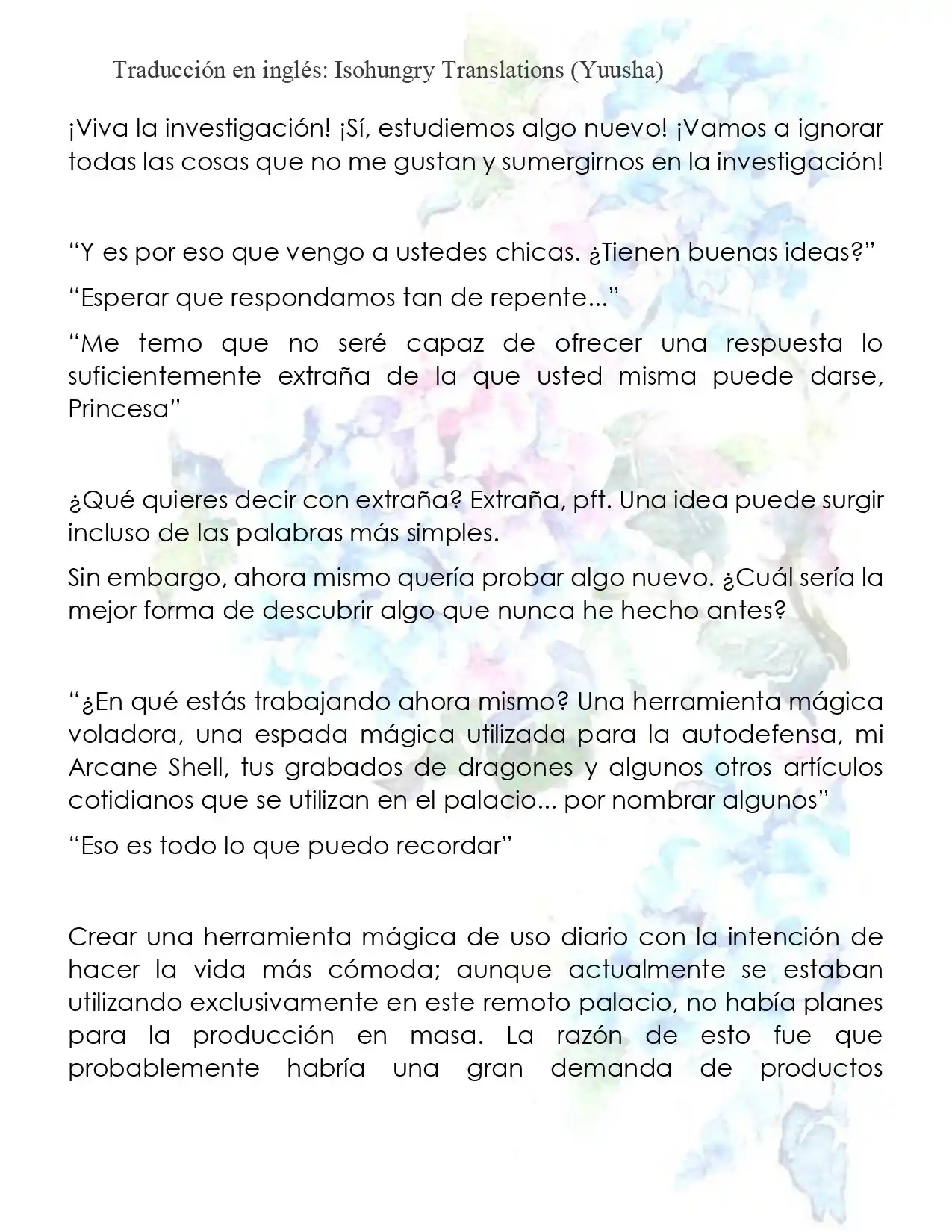 La Revolución Mágica De La Princesa Reencarnada Y La Joven Genio(NW) (Novela) - Capítulo 16 - Página 12 - LectorTMOo
