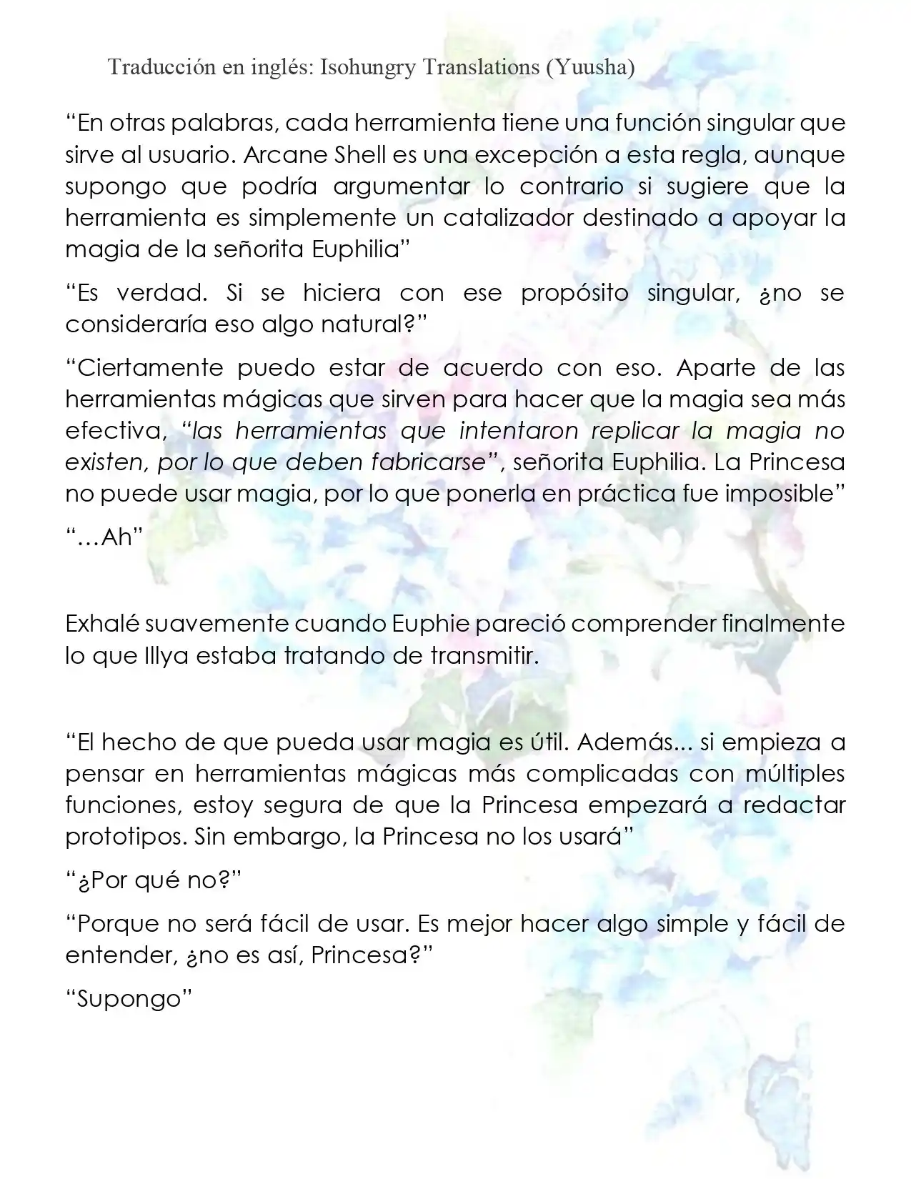 La Revolución Mágica De La Princesa Reencarnada Y La Joven Genio(NW) (Novela) - Capítulo 16 - Página 15 - LectorTMOo