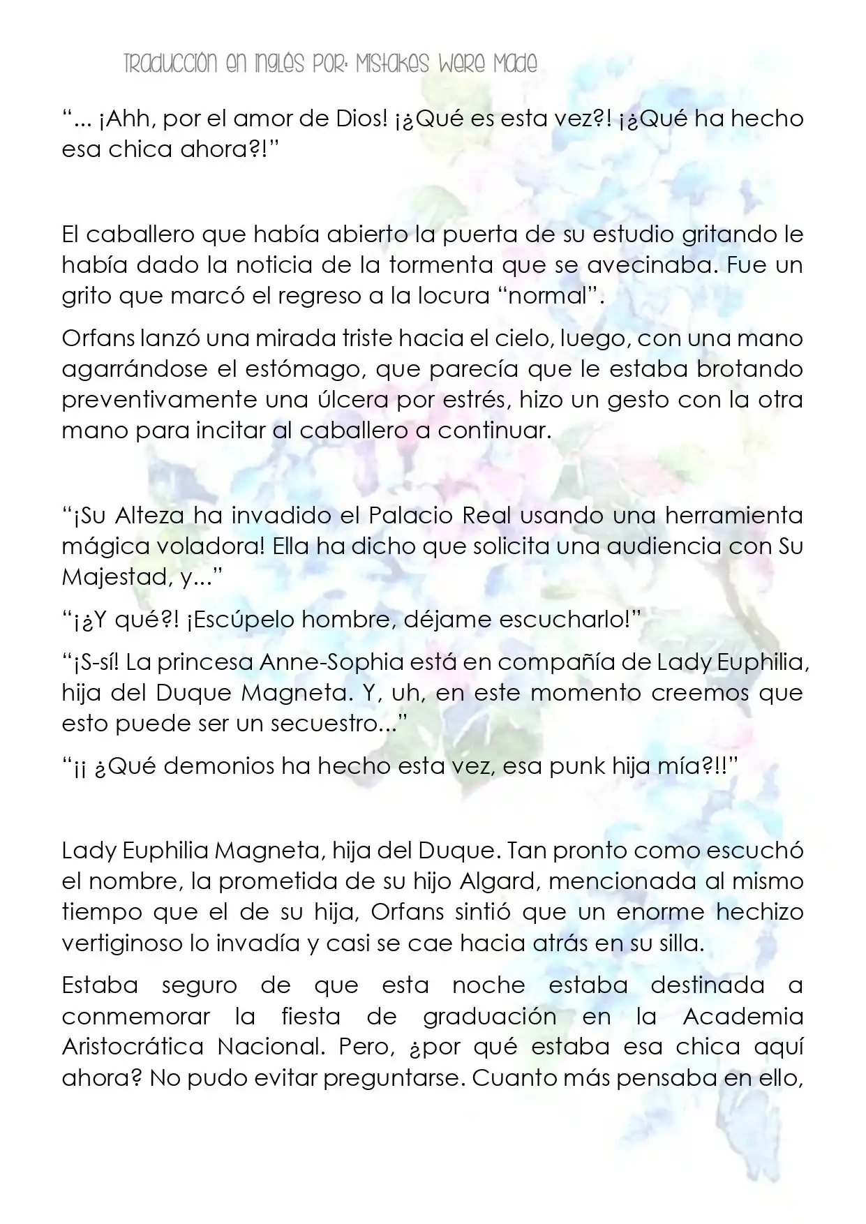 La Revolución Mágica De La Princesa Reencarnada Y La Joven Genio(NW) (Novela) - Capítulo 2 - Página 5 - LectorTMOo