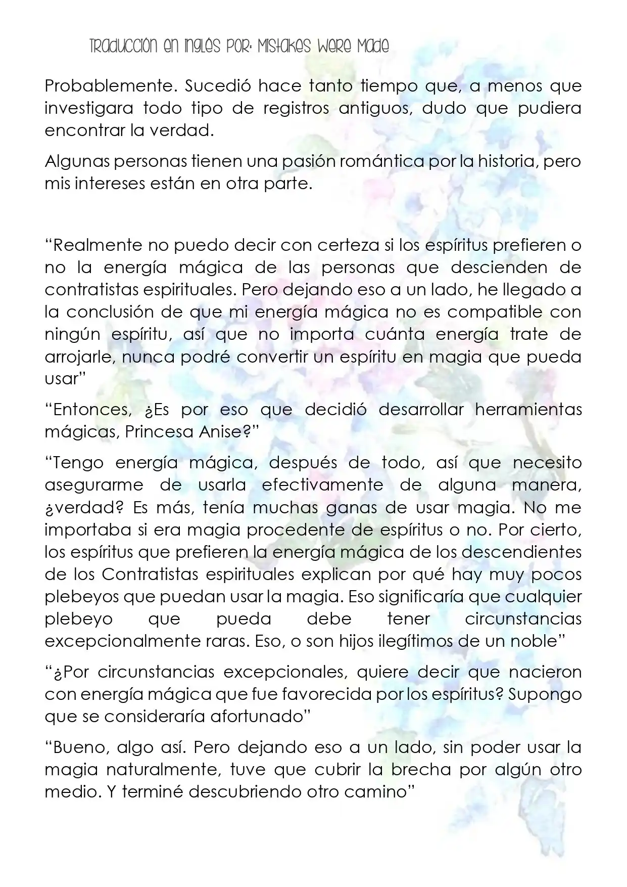 La Revolución Mágica De La Princesa Reencarnada Y La Joven Genio(NW) (Novela) - Capítulo 7 - Página 8 - LectorTMOo