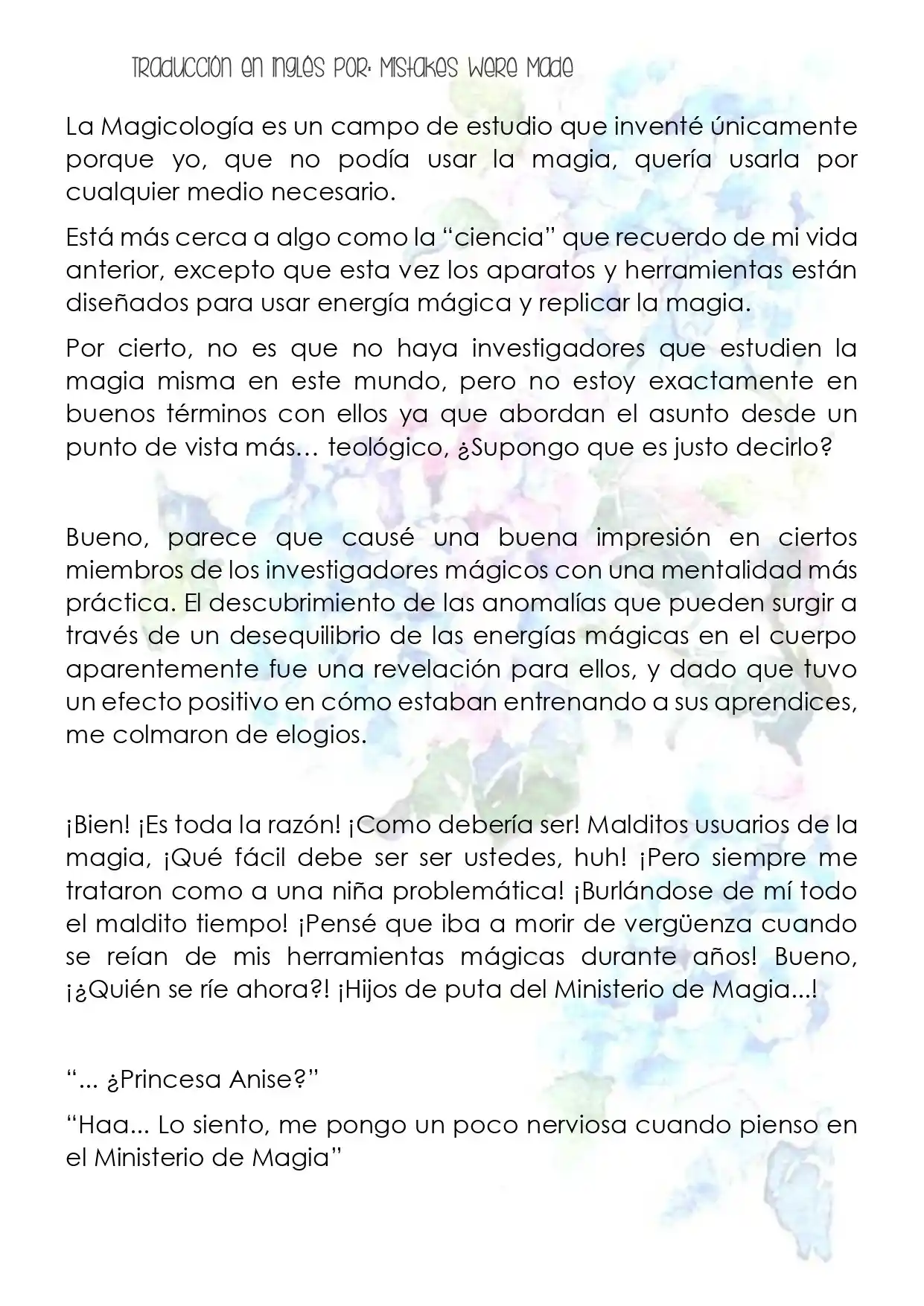 La Revolución Mágica De La Princesa Reencarnada Y La Joven Genio(NW) (Novela) - Capítulo 7 - Página 13 - LectorTMOo