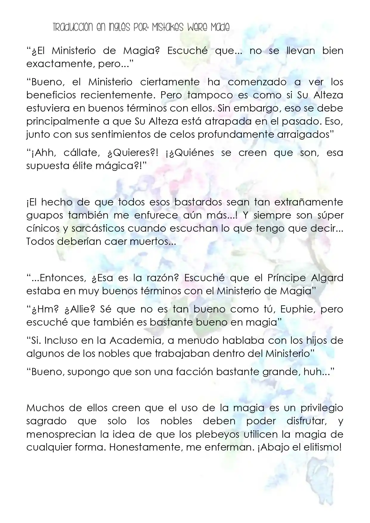La Revolución Mágica De La Princesa Reencarnada Y La Joven Genio(NW) (Novela) - Capítulo 7 - Página 14 - LectorTMOo