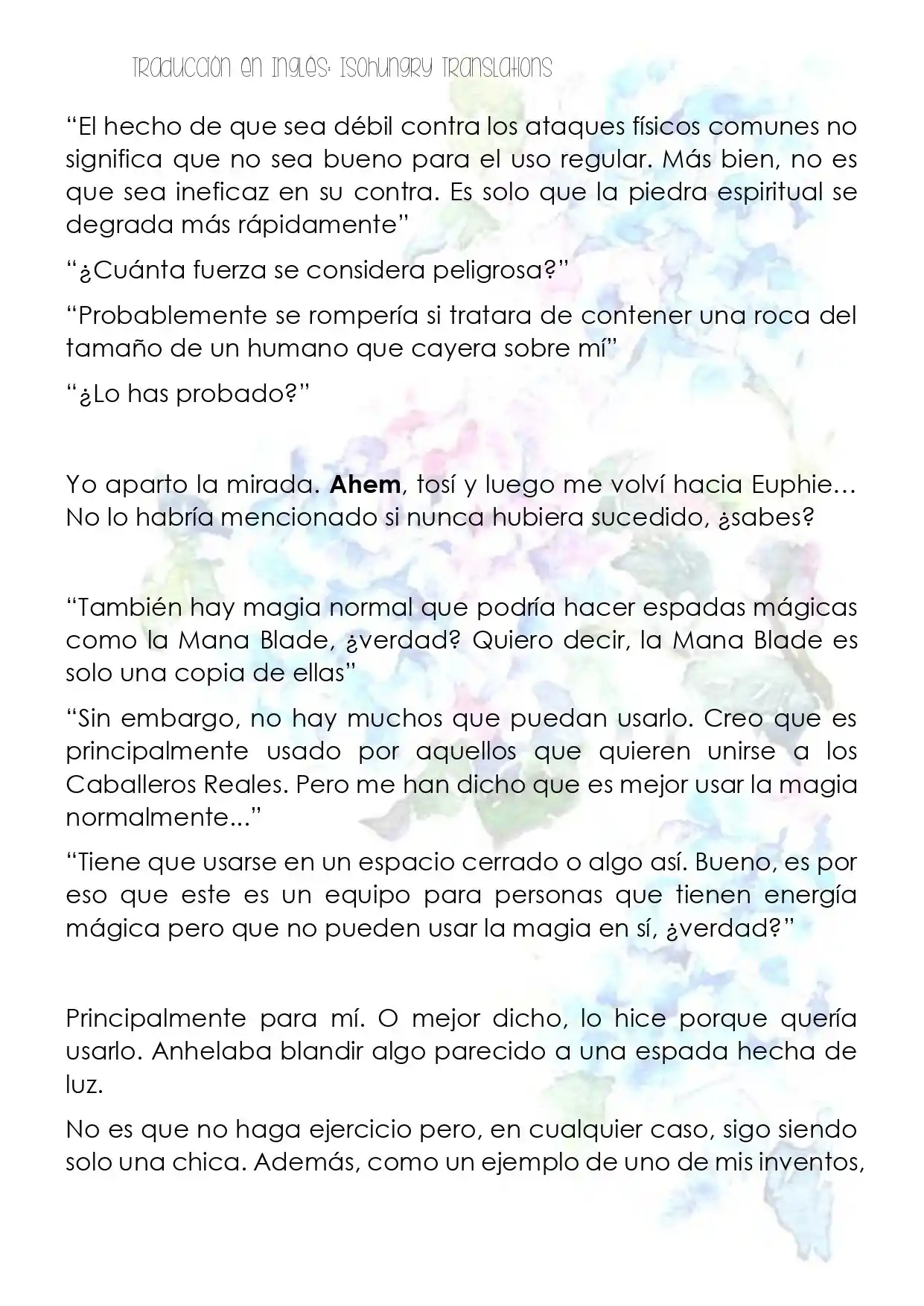 La Revolución Mágica De La Princesa Reencarnada Y La Joven Genio(NW) (Novela) - Capítulo 8 - Página 7 - LectorTMOo