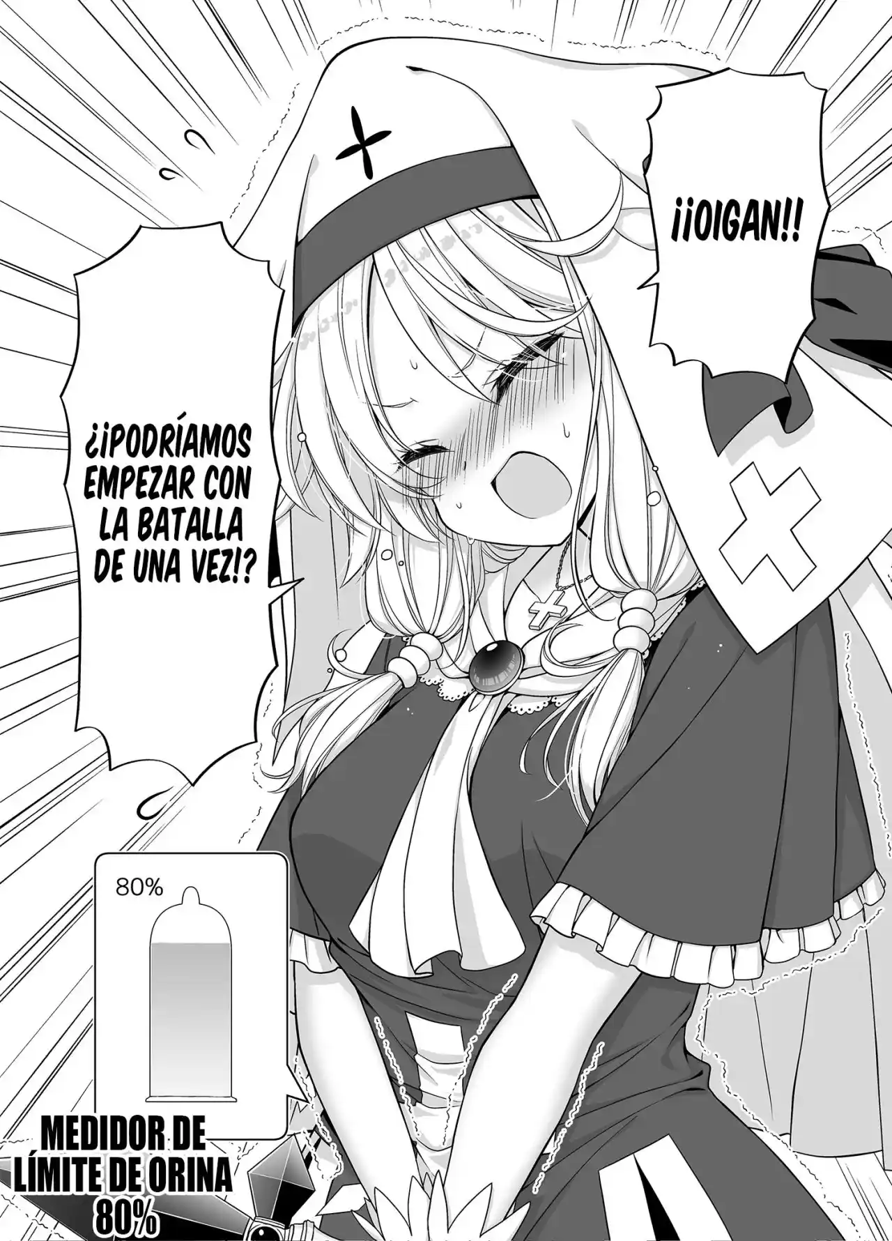 La Sanadora-chan, Cuya Necesidad De Orinar Aumenta Gradualmente Mientras Lucha Contra El Rey Demonio - Capítulo 2 - Página 4 - LectorTMOo