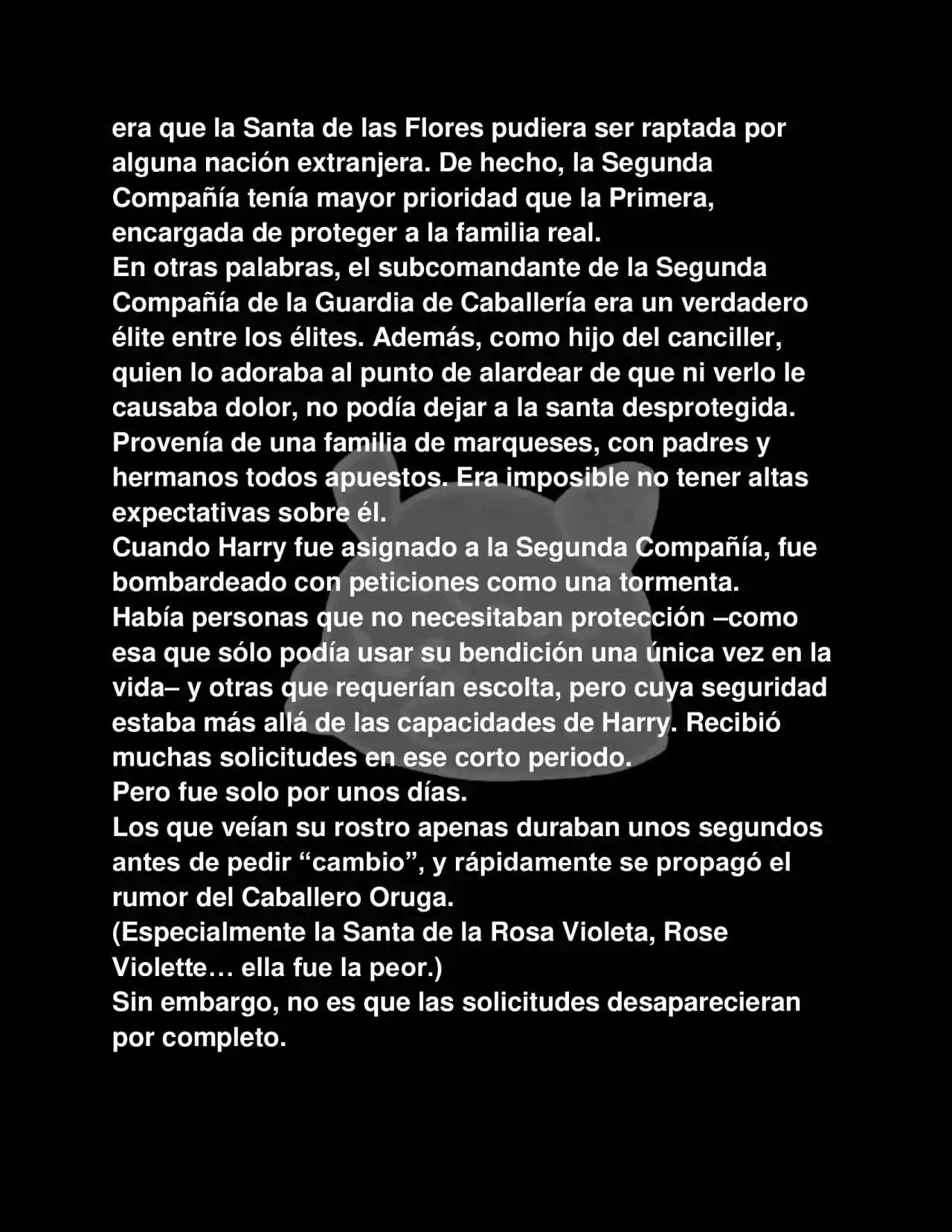 La Santa De Las Flores Y El Caballero De Las Mariposas (Novela) - Capítulo 8 - Página 5 - LectorTMOo