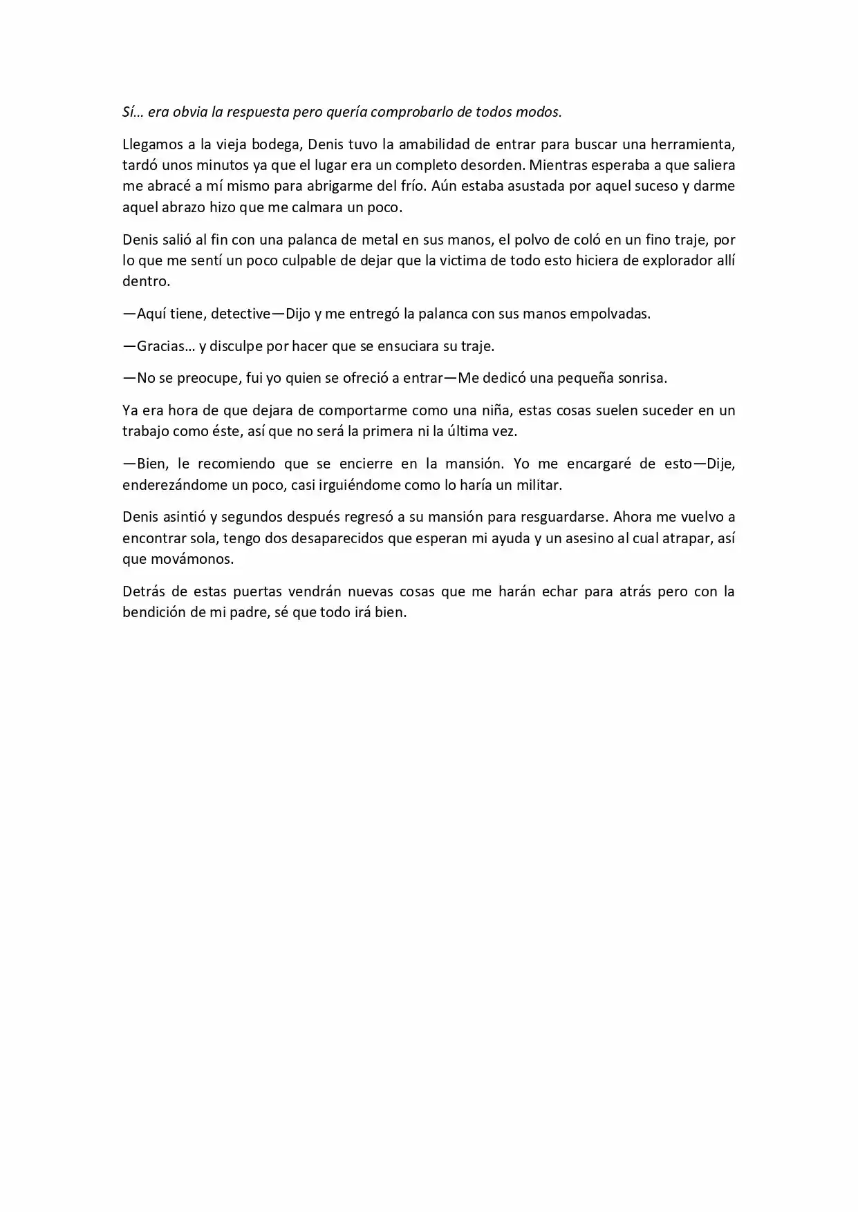 La Señal Del Espíritu (Novela) - Capítulo 1 - Página 8 - LectorTMOo