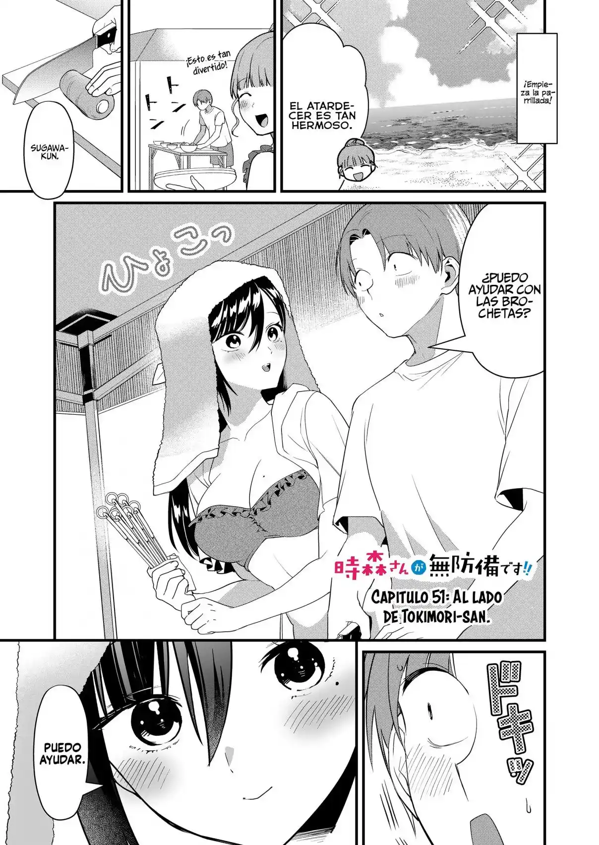 ¡La Señorita Tokimori Está Indefensa! - Capítulo 51 - Página 3 - LectorTMOo