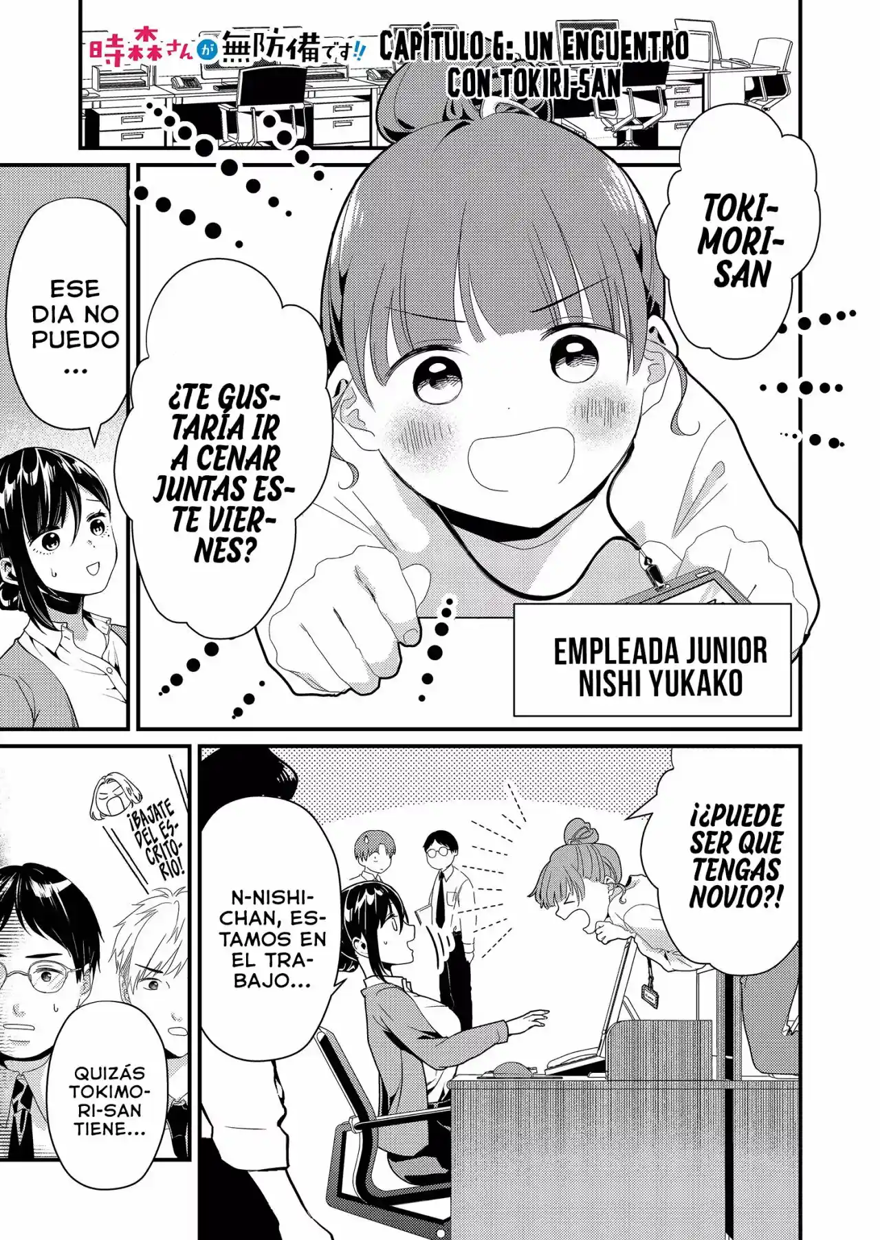¡La Señorita Tokimori Está Indefensa! - Capítulo 6 - Página 5 - LectorTMOo