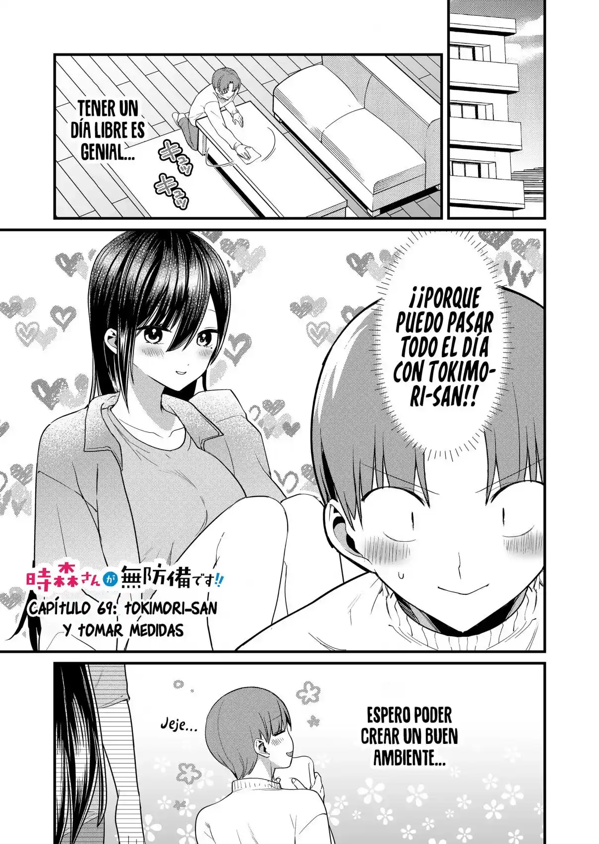 ¡La Señorita Tokimori Está Indefensa! - Capítulo 69 - Página 3 - LectorTMOo