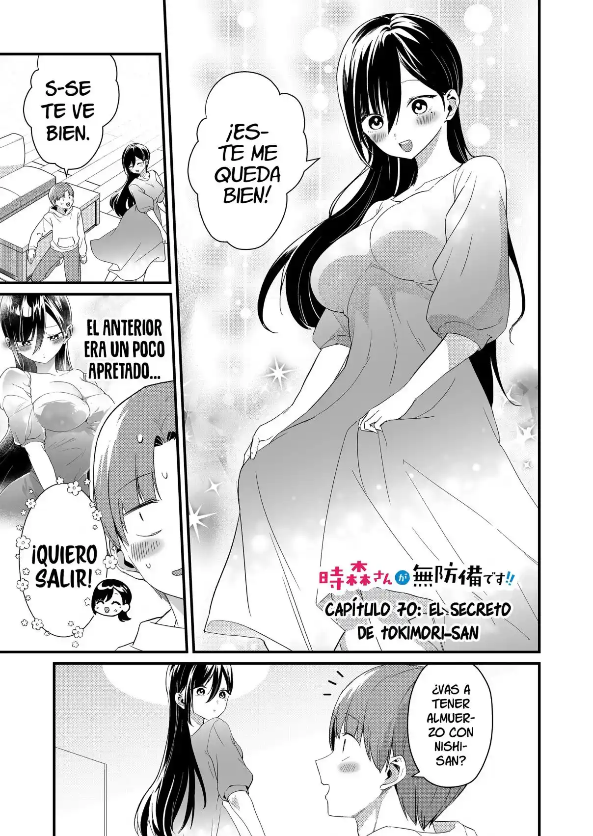 ¡La Señorita Tokimori Está Indefensa! - Capítulo 70 - Página 3 - LectorTMOo