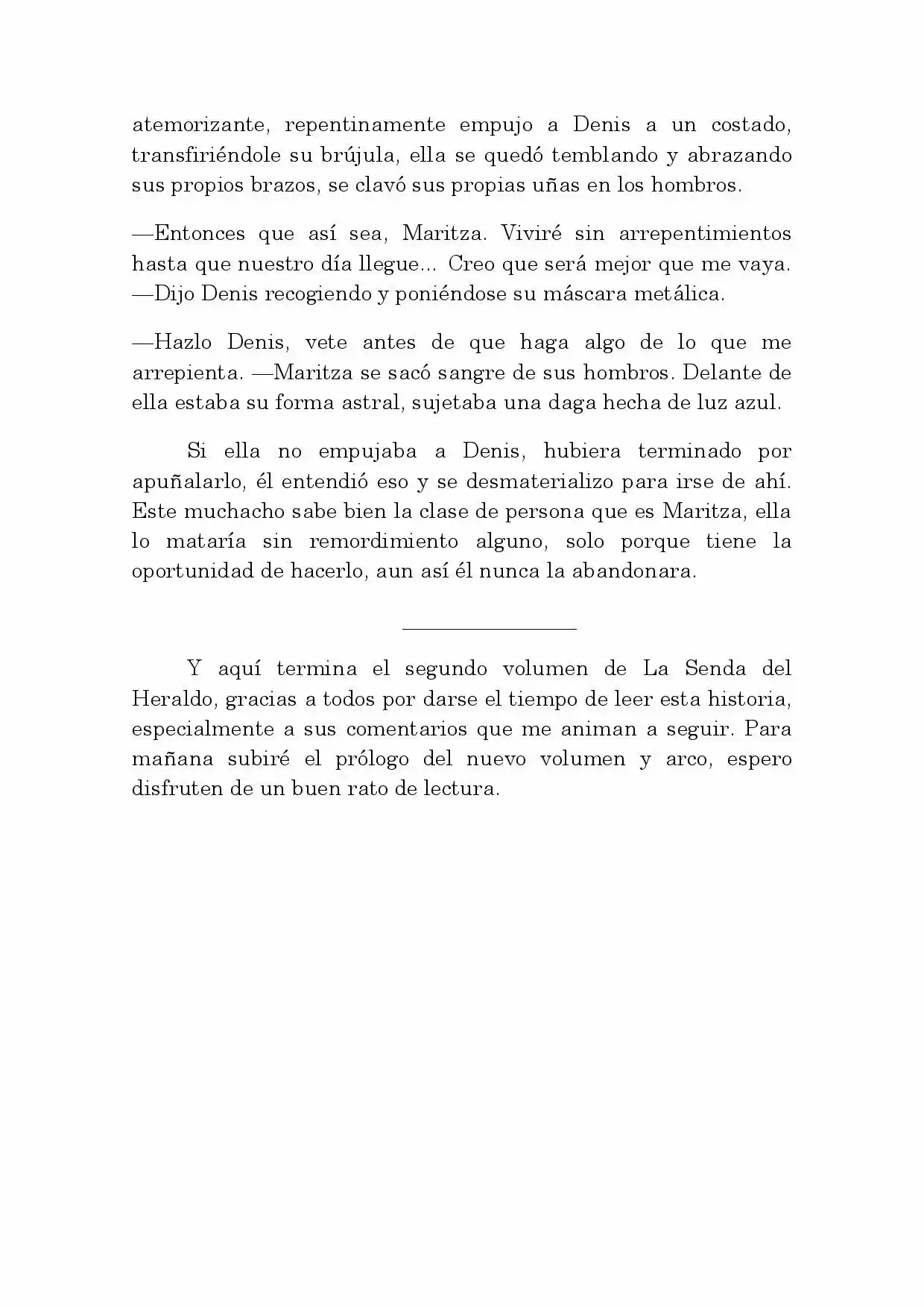 LA SENDA DEL HERALDO (Novela) - Capítulo 26 - Página 21 - LectorTMOo
