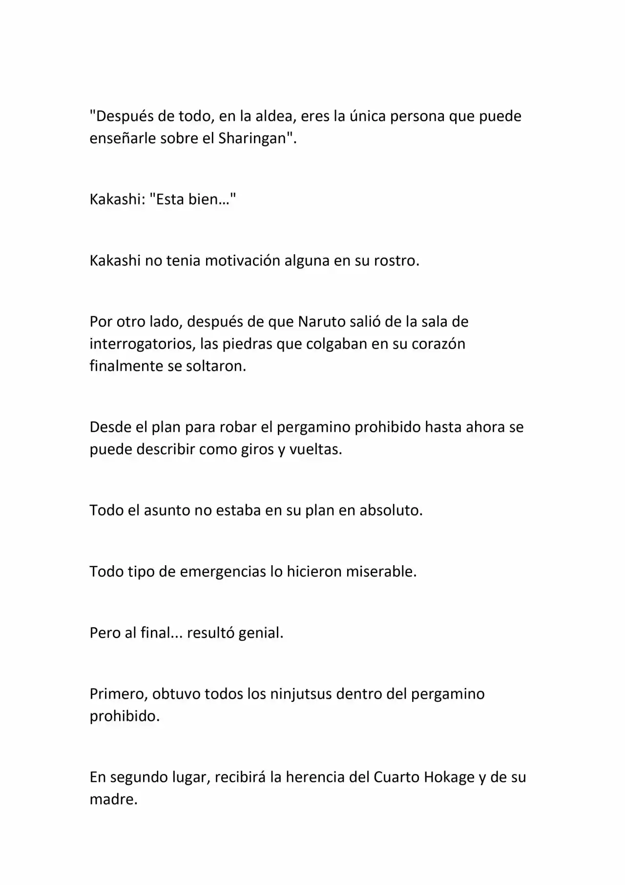 La Supremacia De Naruto (Novela) - Capítulo 10 - Página 8 - LectorTMOo