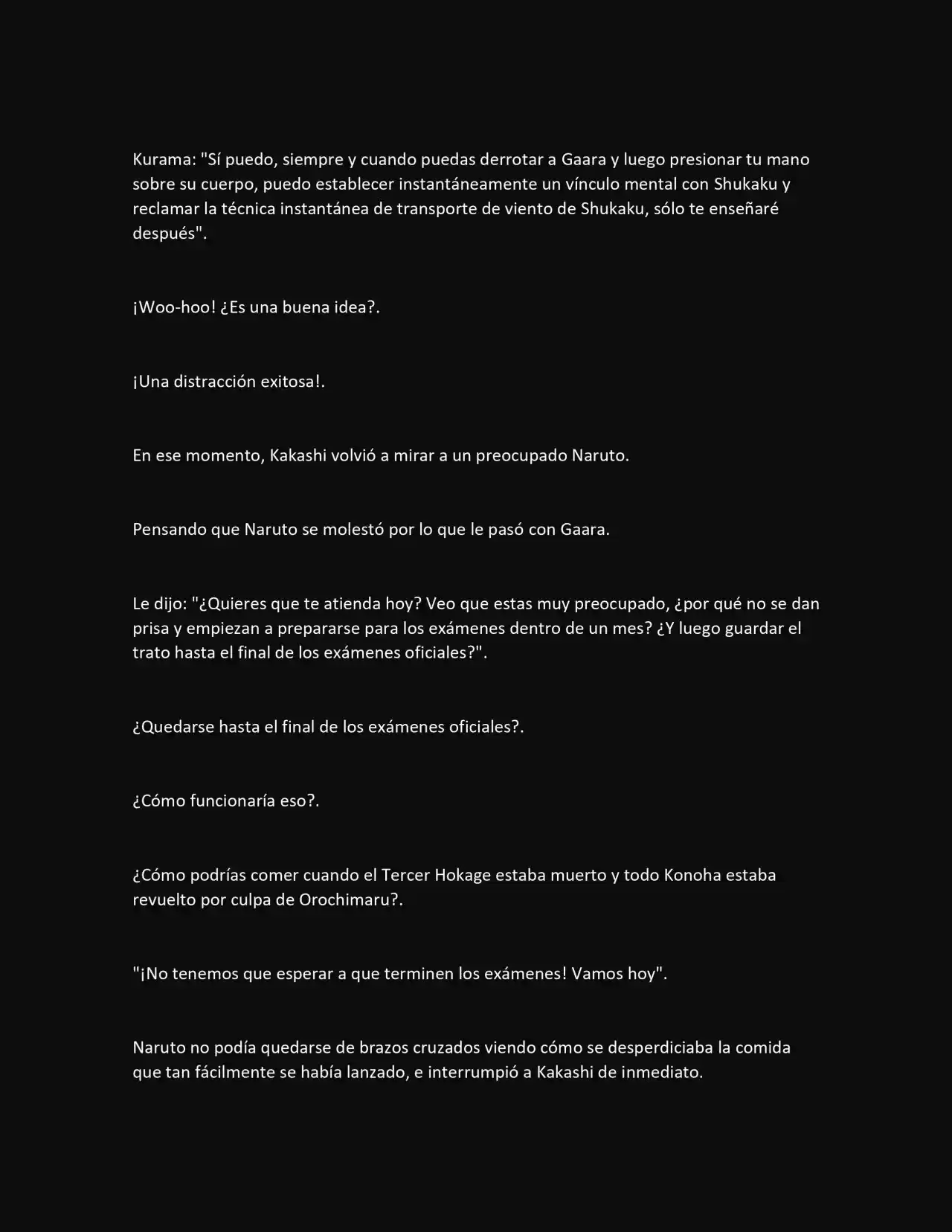 La Supremacia De Naruto (Novela) - Capítulo 106 - Página 8 - LectorTMOo