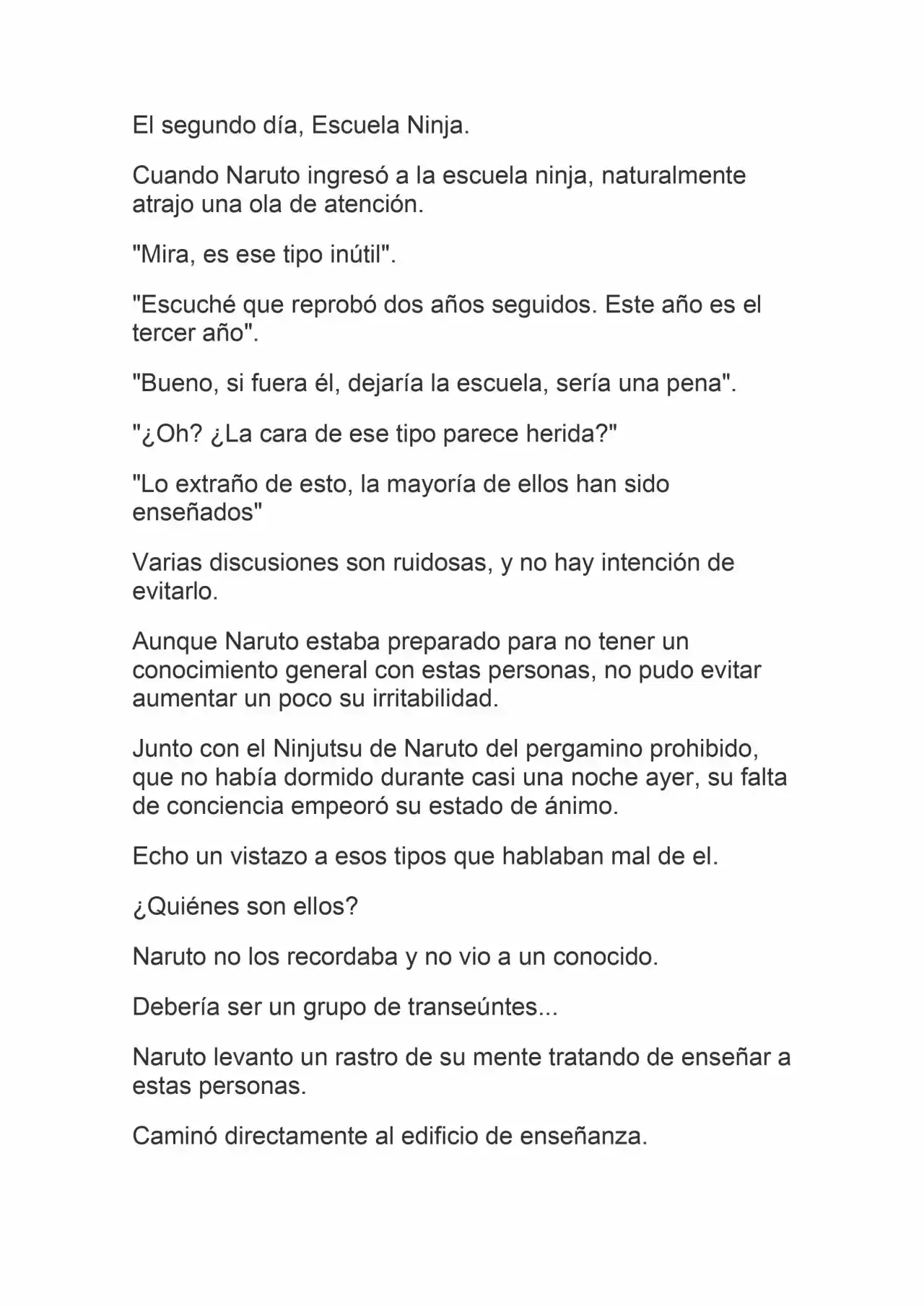 La Supremacia De Naruto (Novela) - Capítulo 13 - Página 6 - LectorTMOo