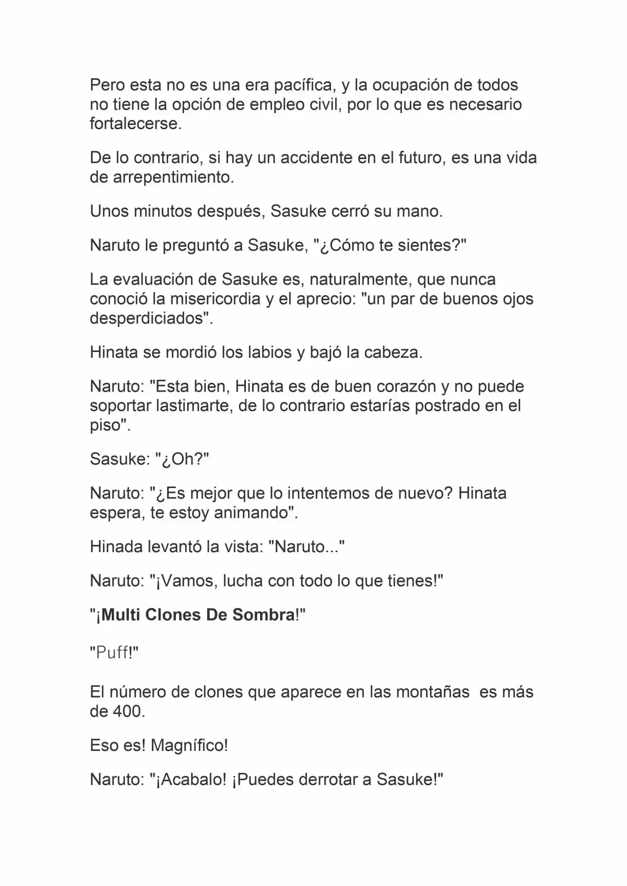 La Supremacia De Naruto (Novela) - Capítulo 15 - Página 6 - LectorTMOo