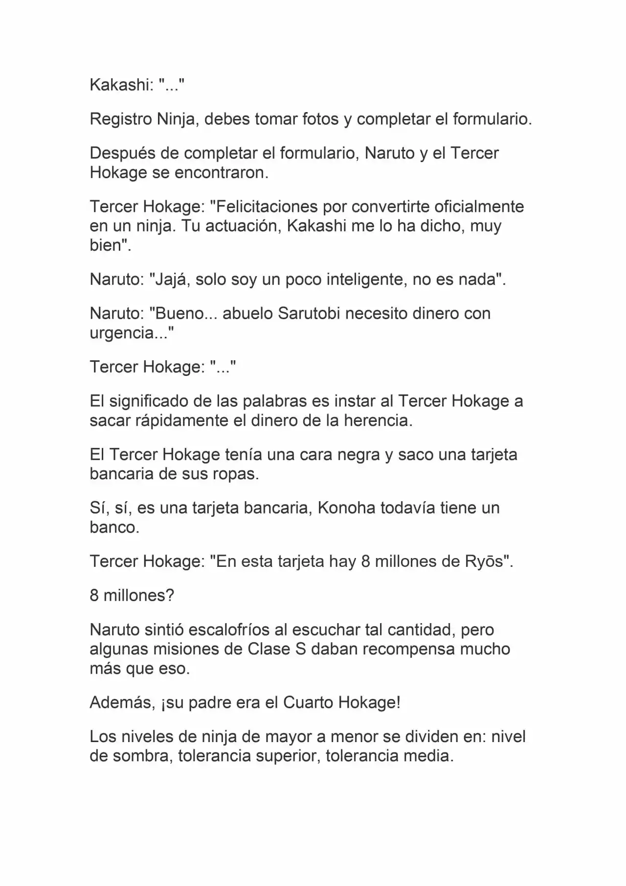 La Supremacia De Naruto (Novela) - Capítulo 18 - Página 5 - LectorTMOo