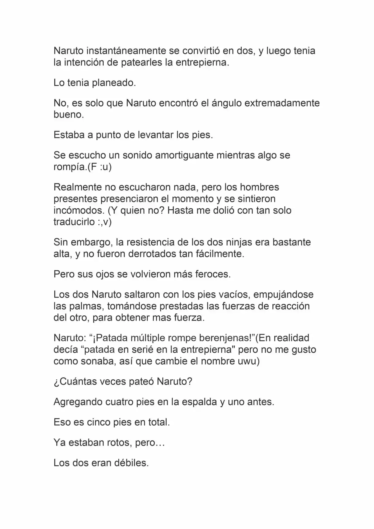 La Supremacia De Naruto (Novela) - Capítulo 22 - Página 5 - LectorTMOo