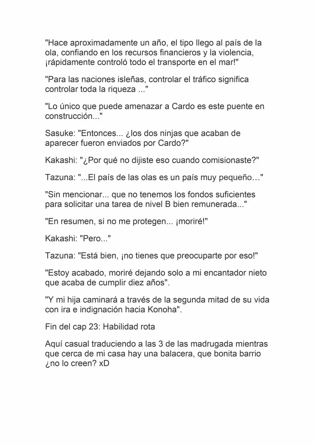 La Supremacia De Naruto (Novela) - Capítulo 23 - Página 7 - LectorTMOo