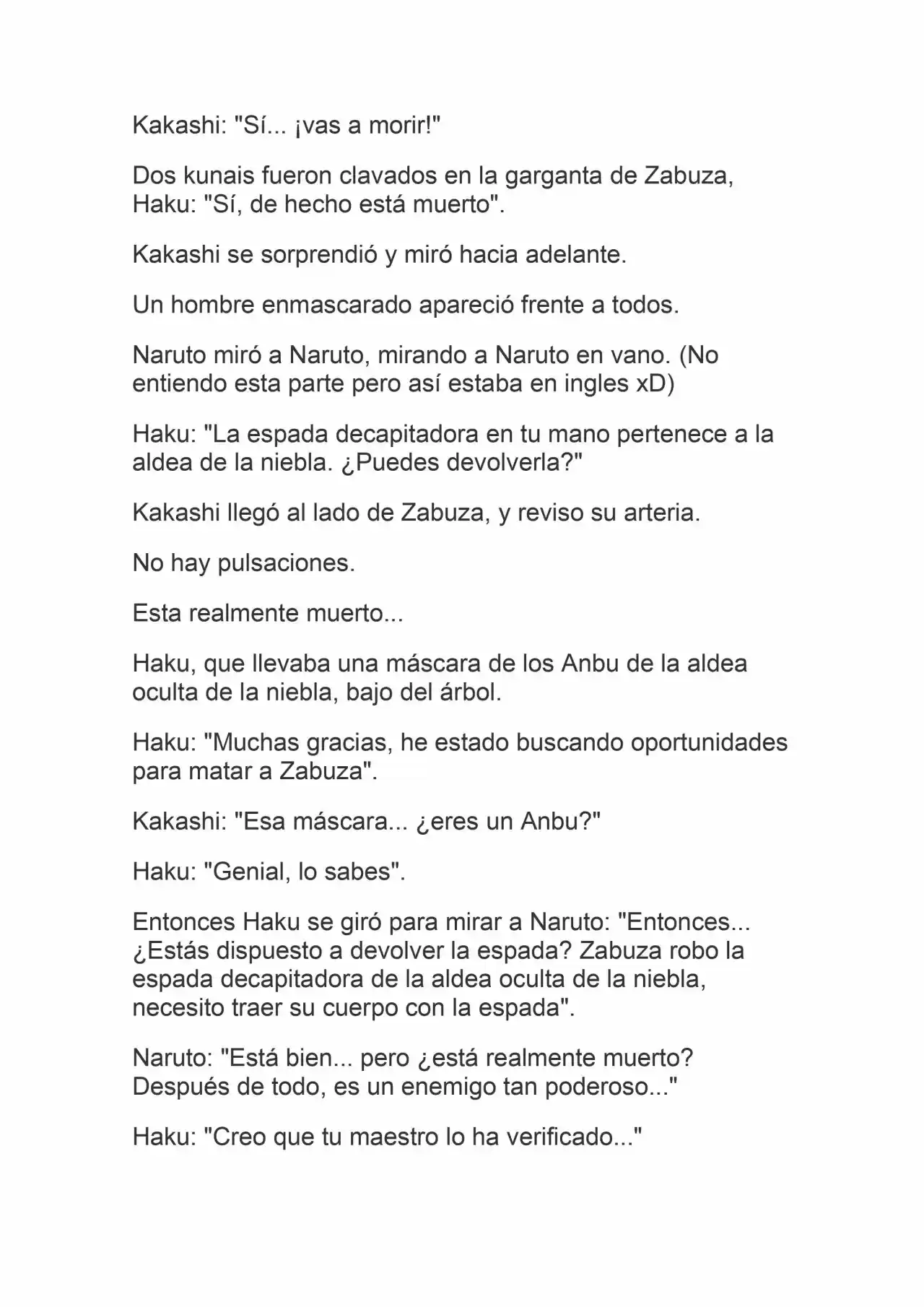 La Supremacia De Naruto (Novela) - Capítulo 25 - Página 7 - LectorTMOo