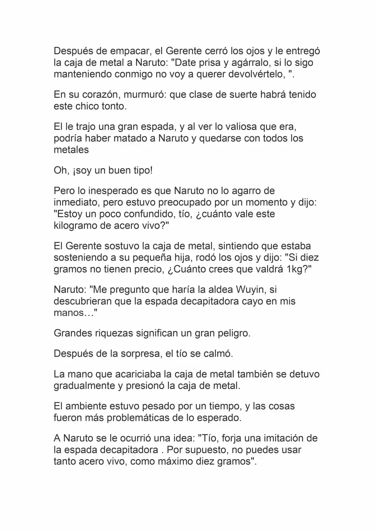 La Supremacia De Naruto (Novela) - Capítulo 31 - Página 5 - LectorTMOo