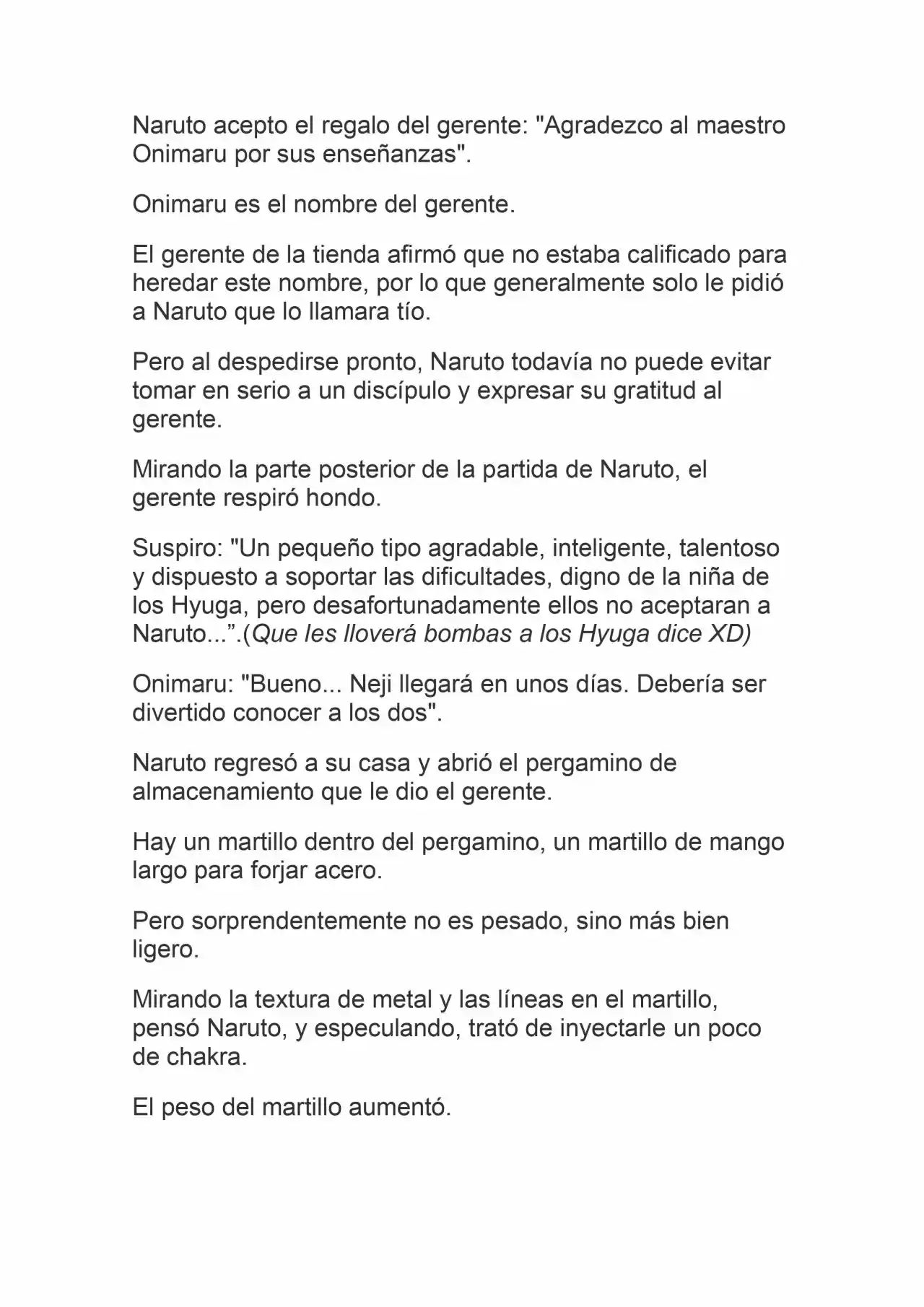 La Supremacia De Naruto (Novela) - Capítulo 34 - Página 6 - LectorTMOo